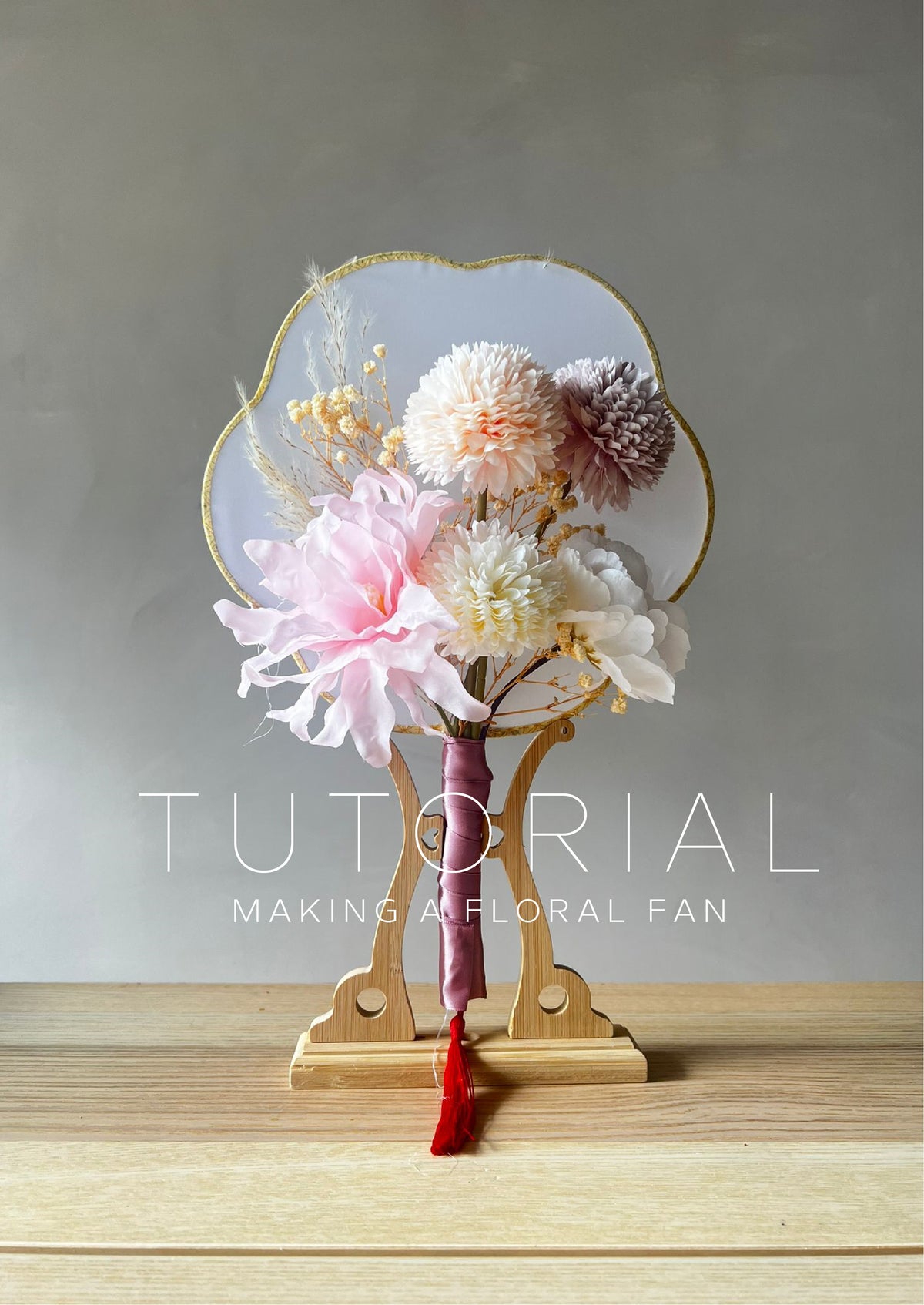 Tutorial for making Floral Fan