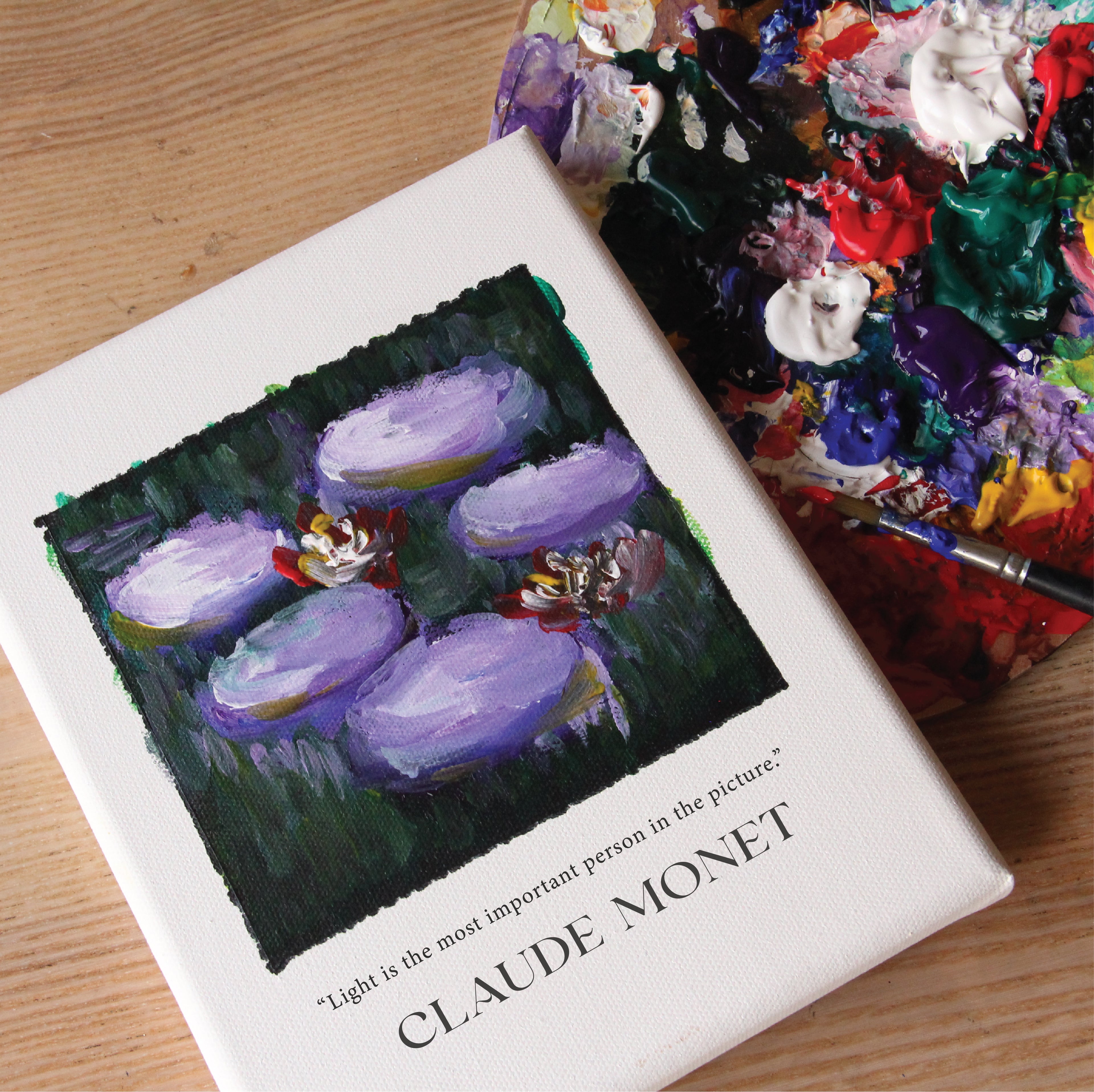 Mini Monet painting workshop @ Gardens by the Bay