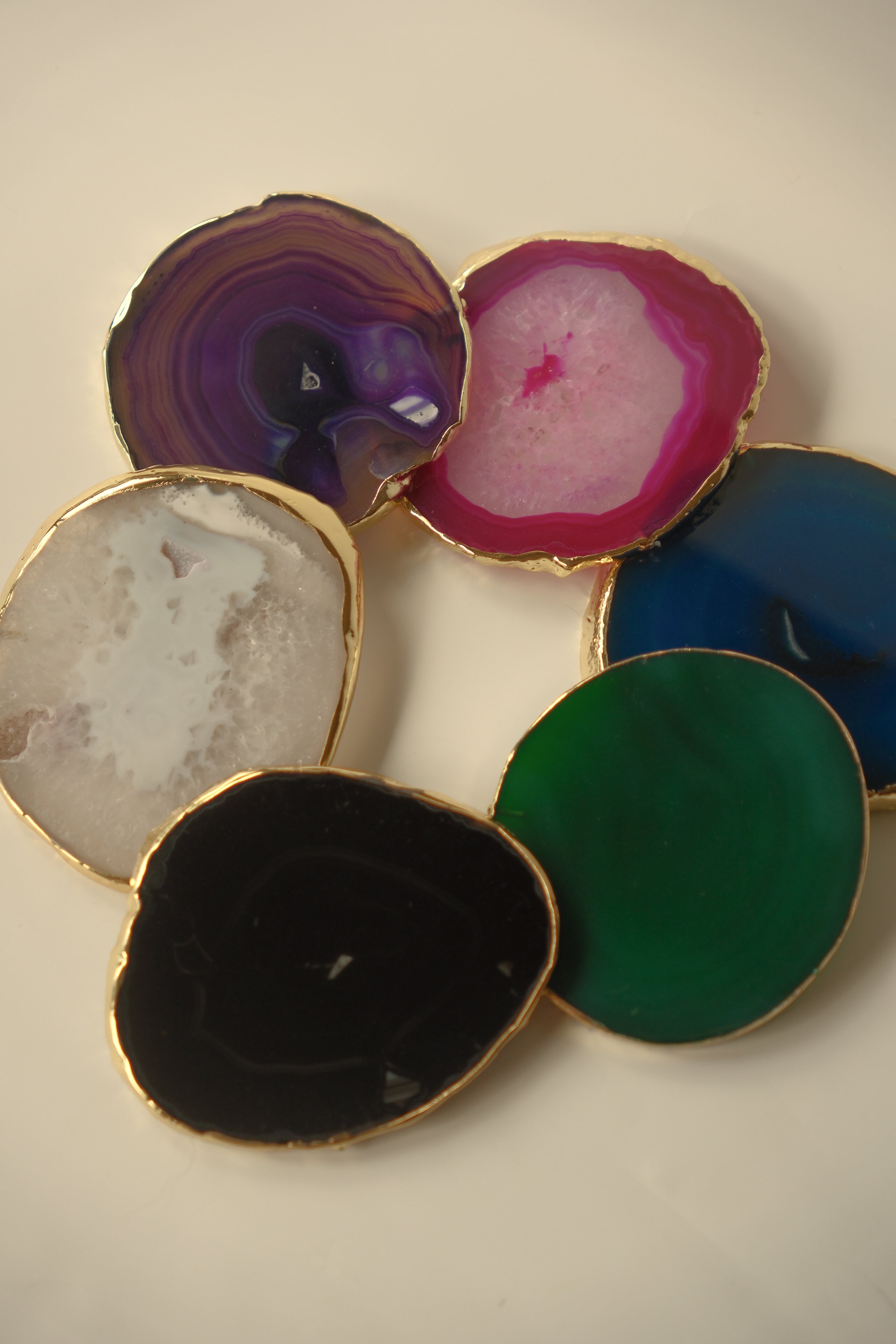 Joy Coaster (Magenta Agate)