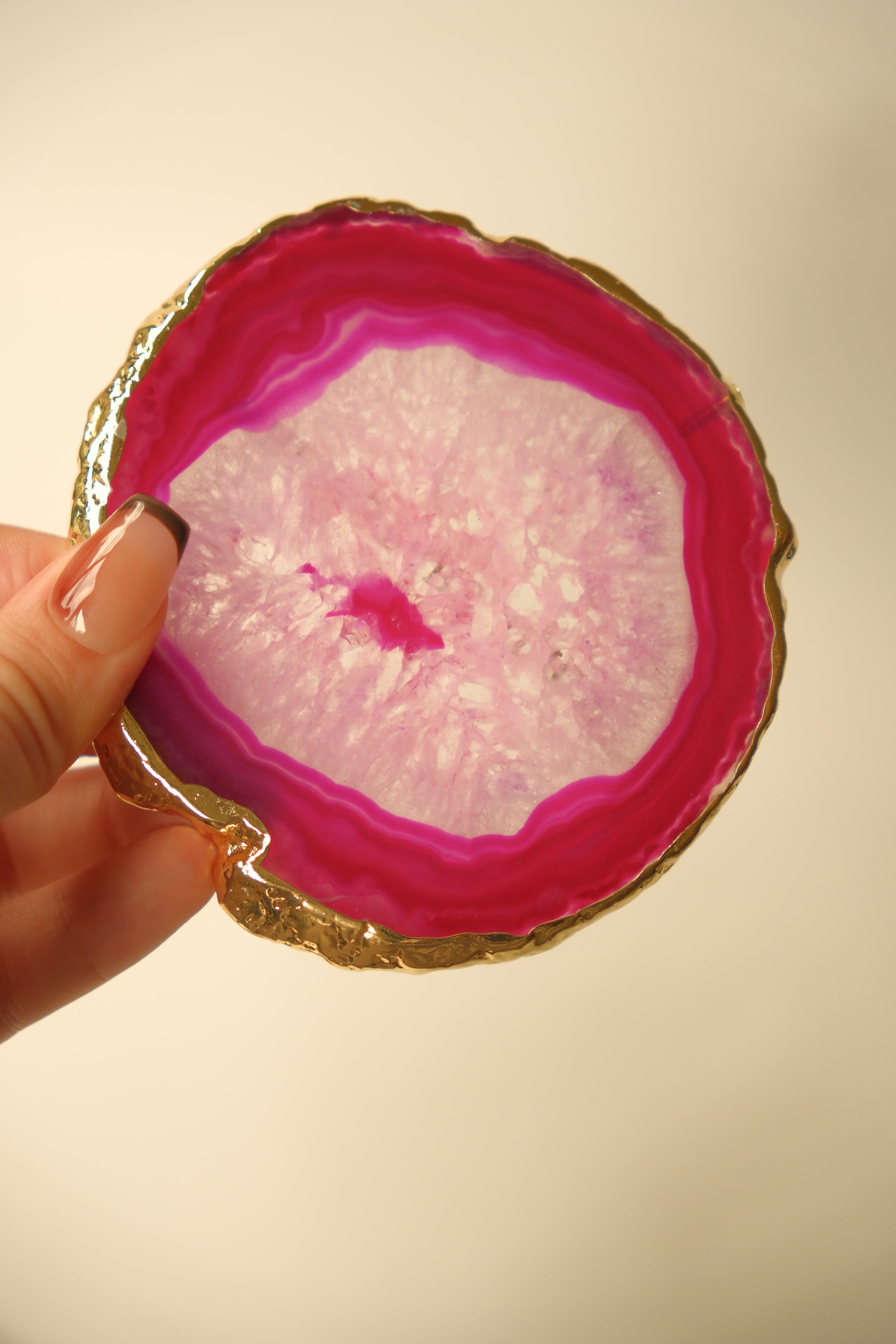 Joy Coaster (Magenta Agate)
