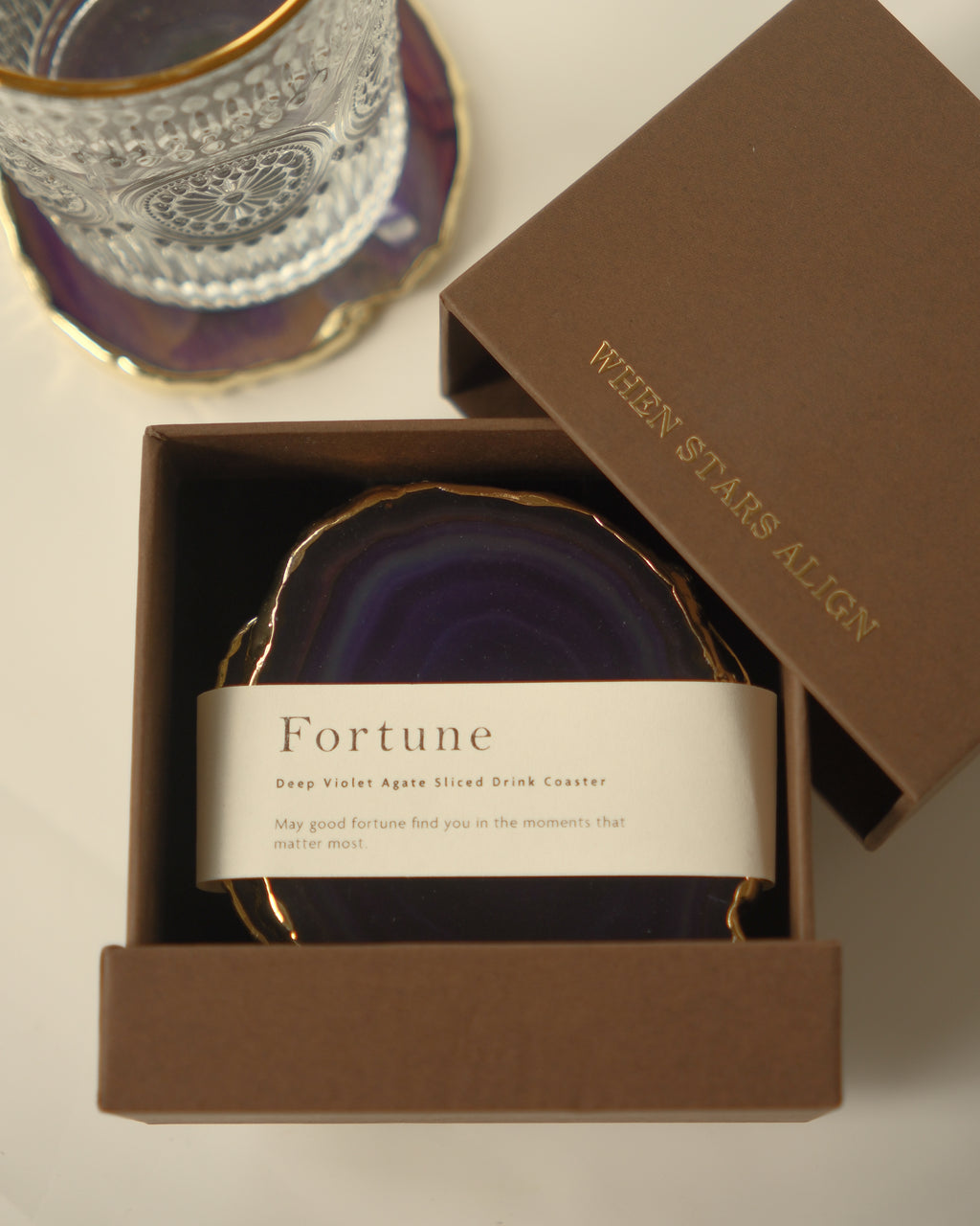 Fortune (Deep Violet Agate)
