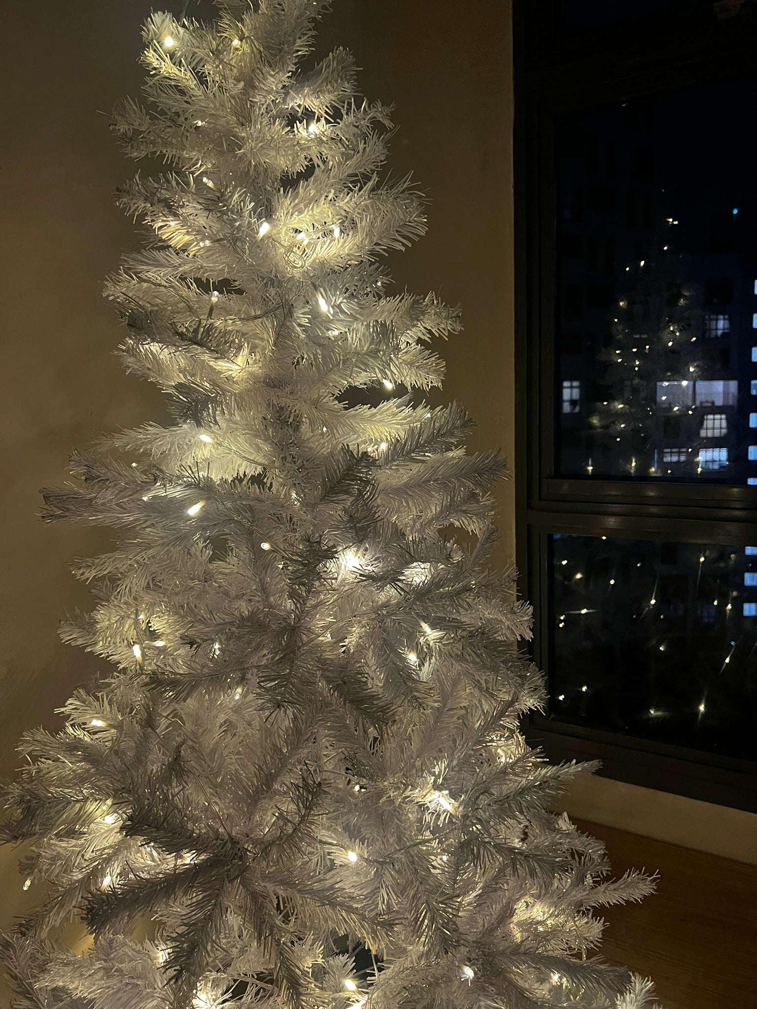 1.8m Frosty White Artificial Christmas Tree