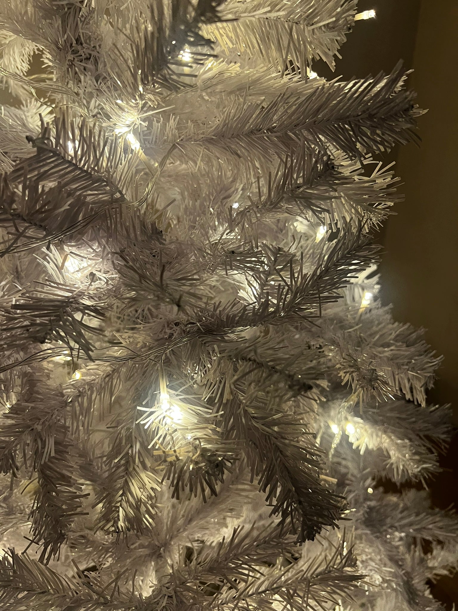 1.8m Frosty White Artificial Christmas Tree