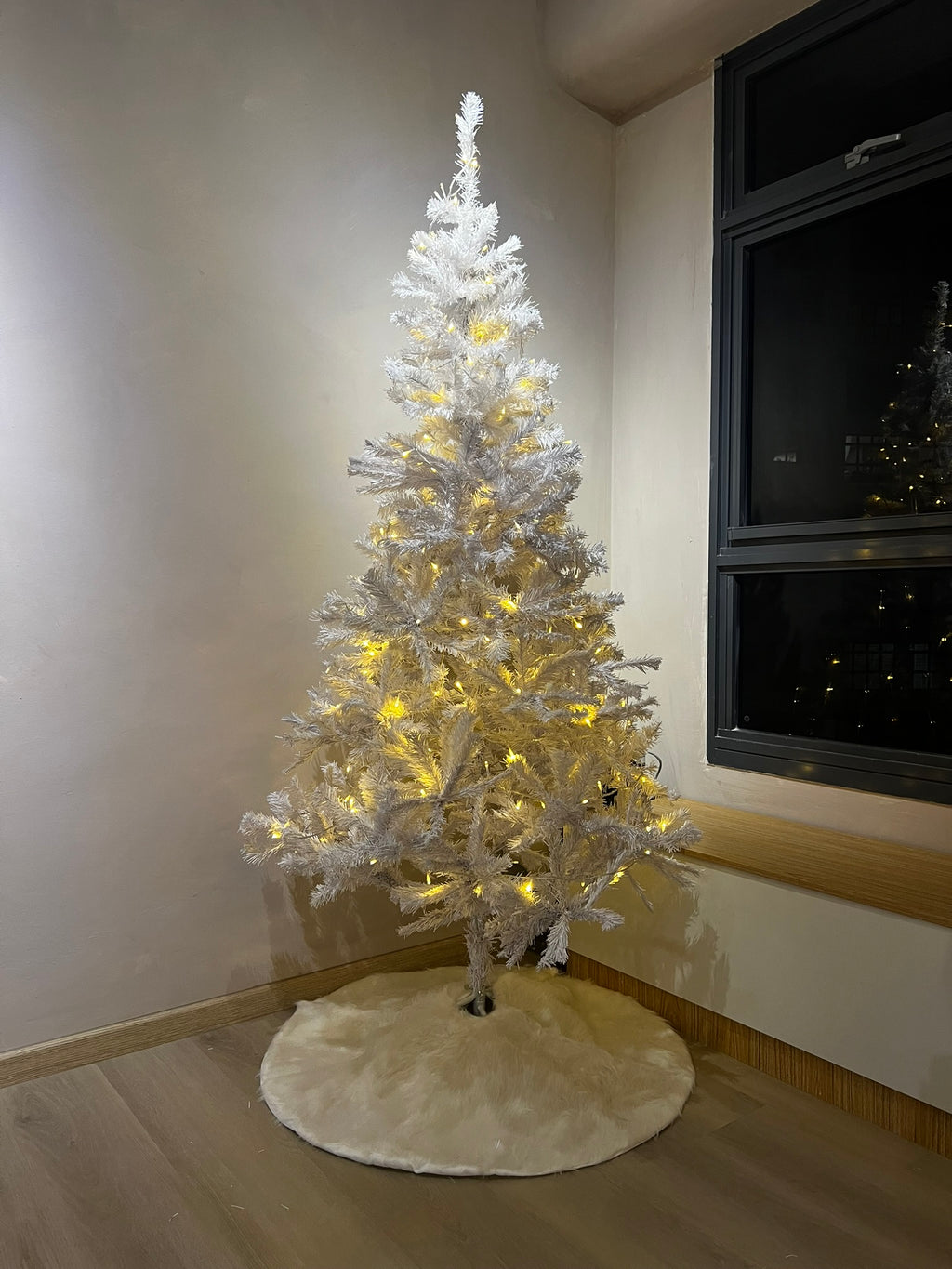 1.8m Frosty White Artificial Christmas Tree