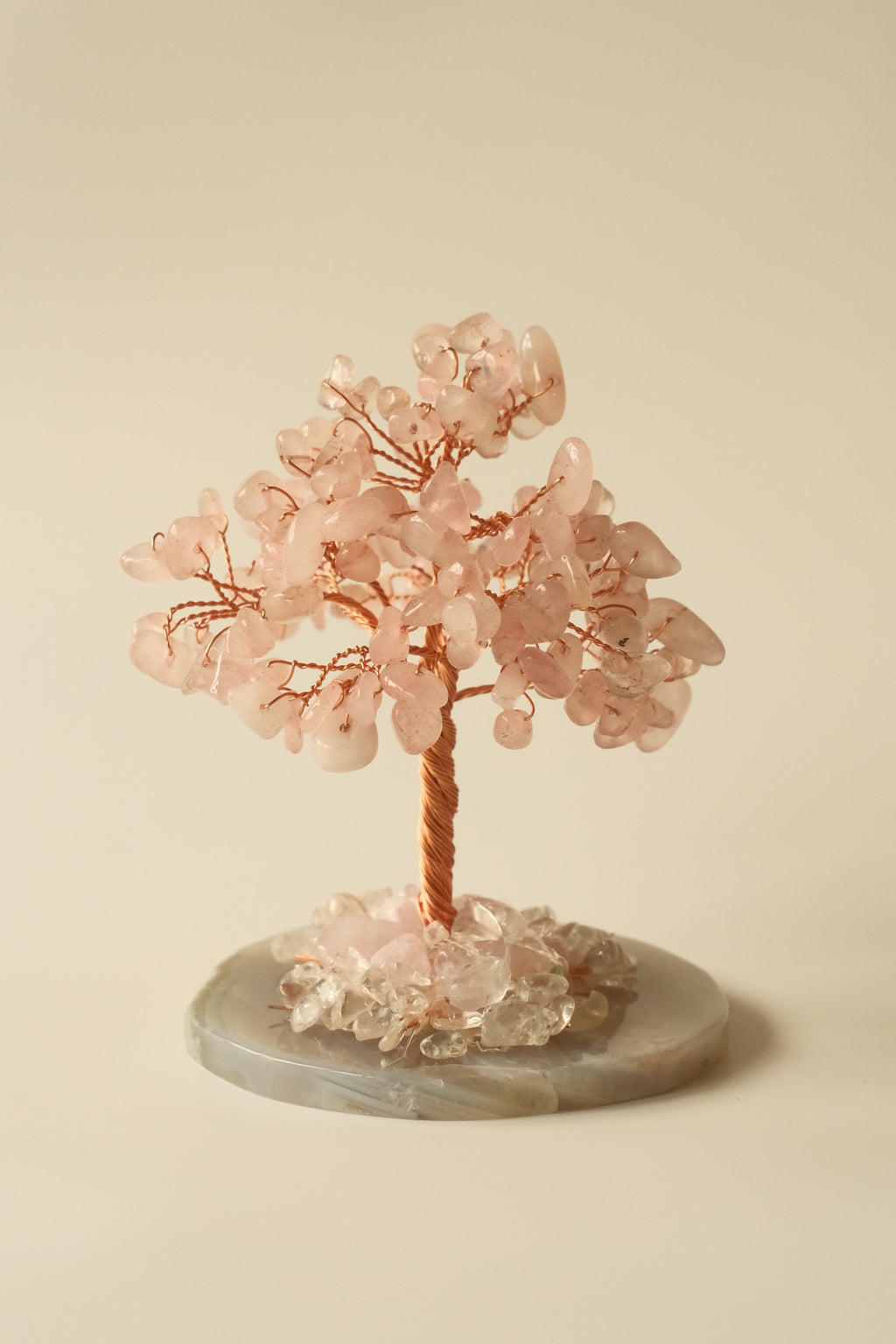 Rose Quartz Healing Mini Crystal Tree