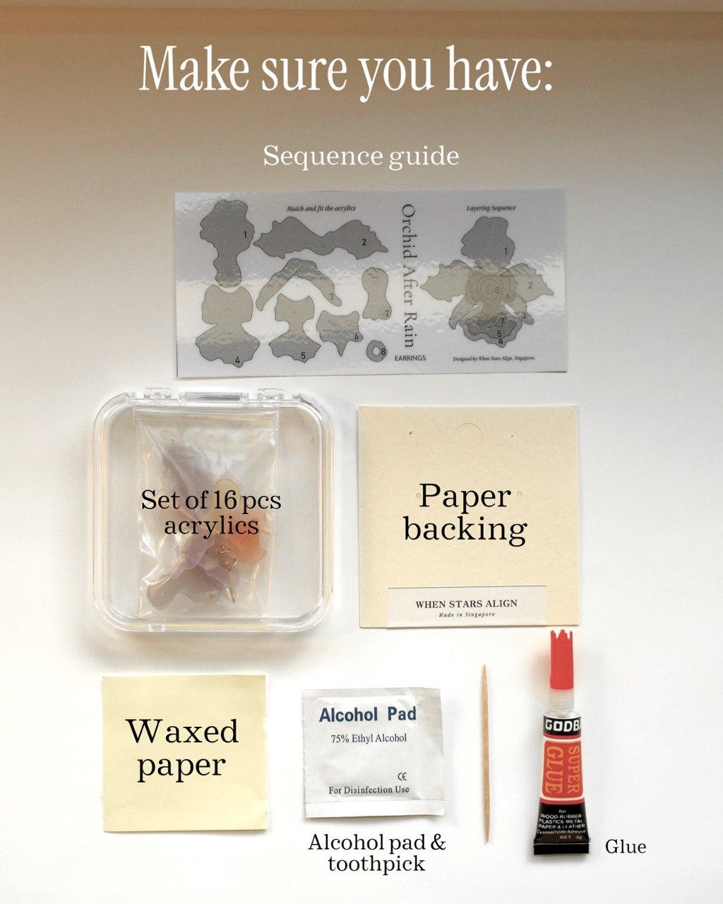 Miss Joaquim Earrings (DIY Kit)