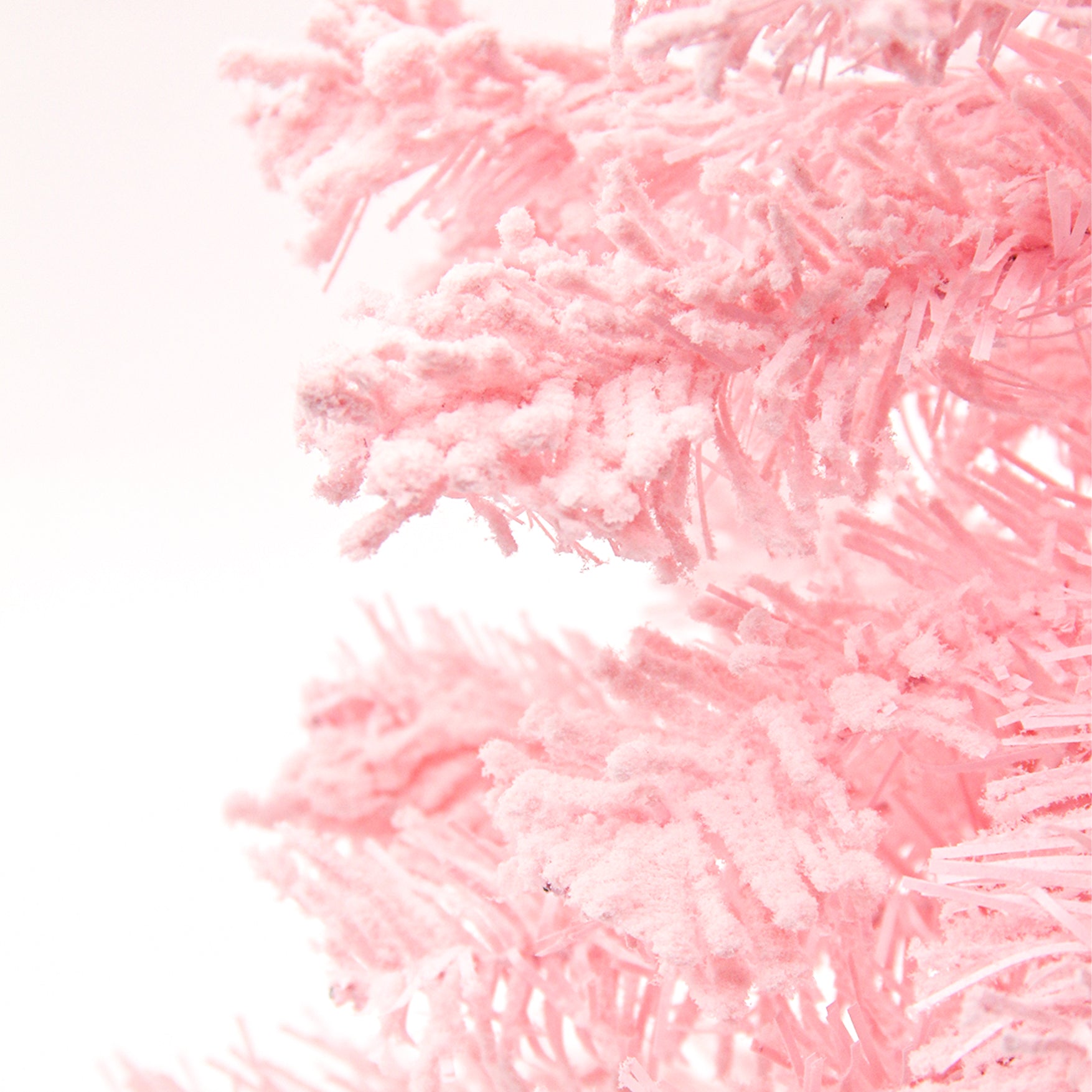 60cm Flocked Sakura Pink Artificial Christmas Tree