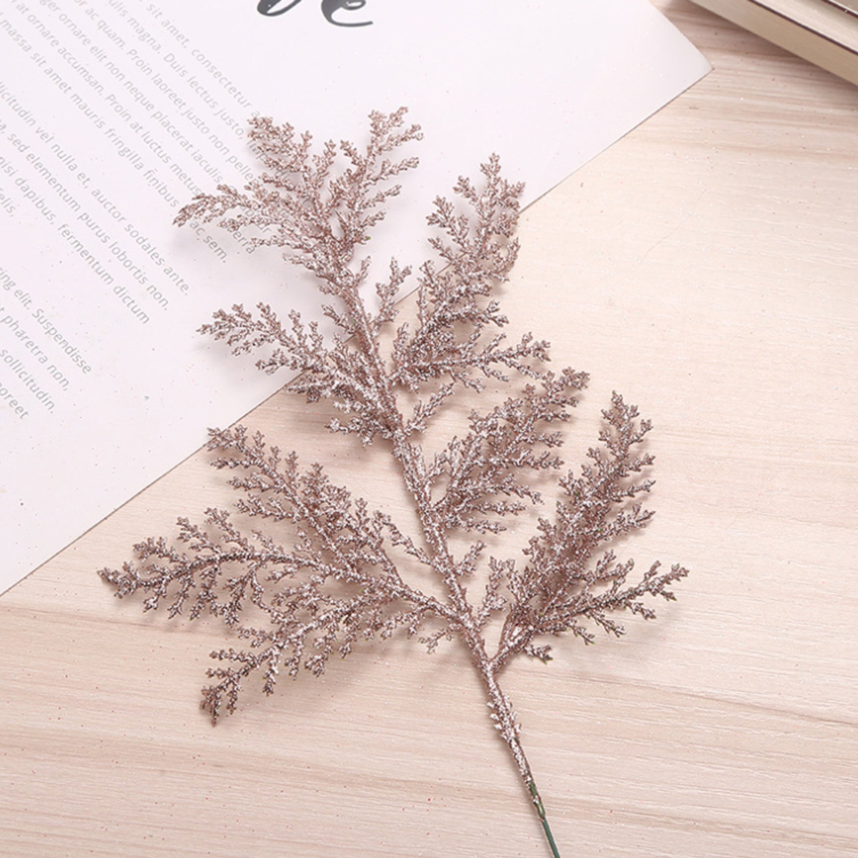 ALYA Pine Branches (10 pcs set, Rose Gold)
