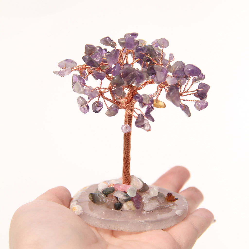 Amethyst Healing Mini Crystal Tree