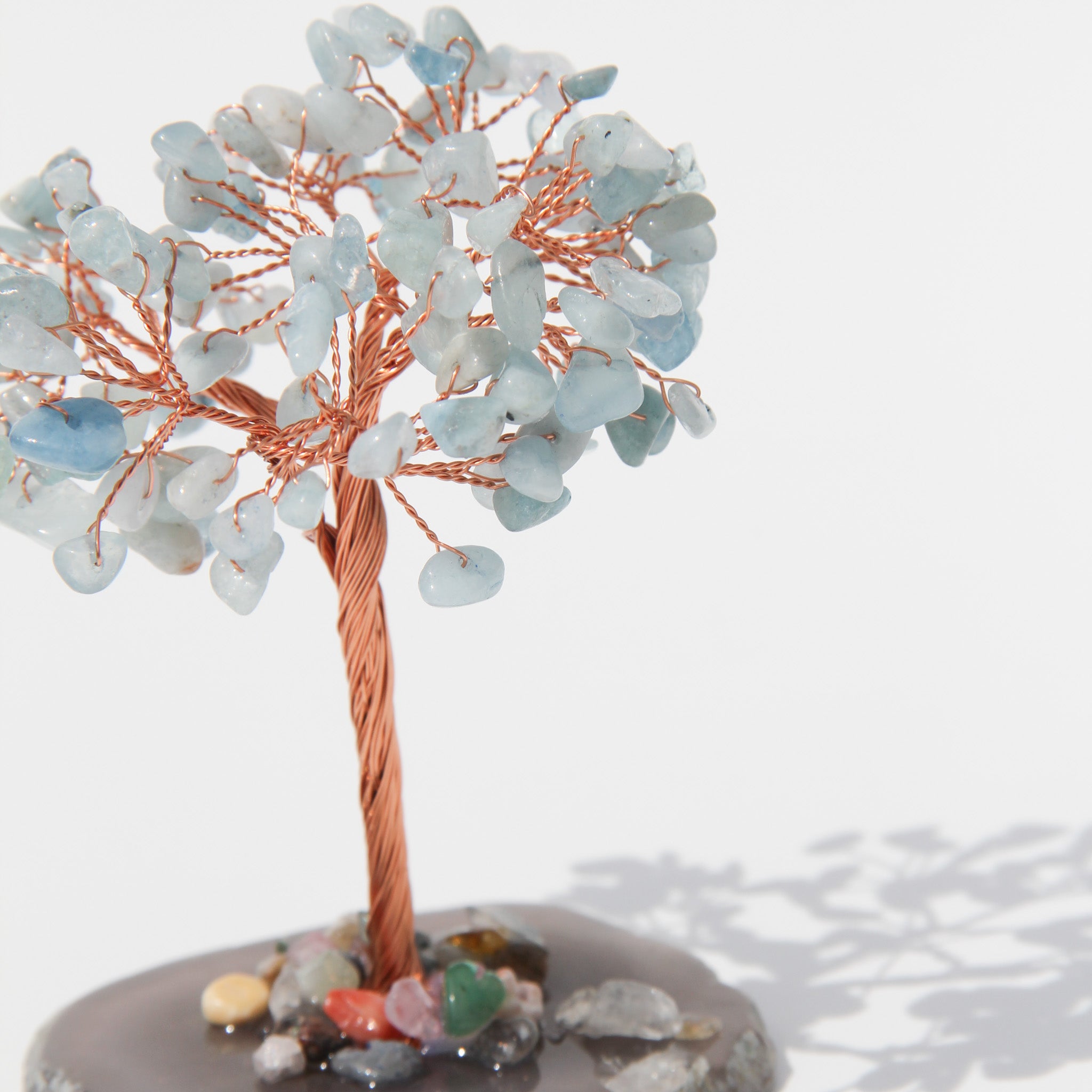 Aquamarine Healing Mini Crystal Tree