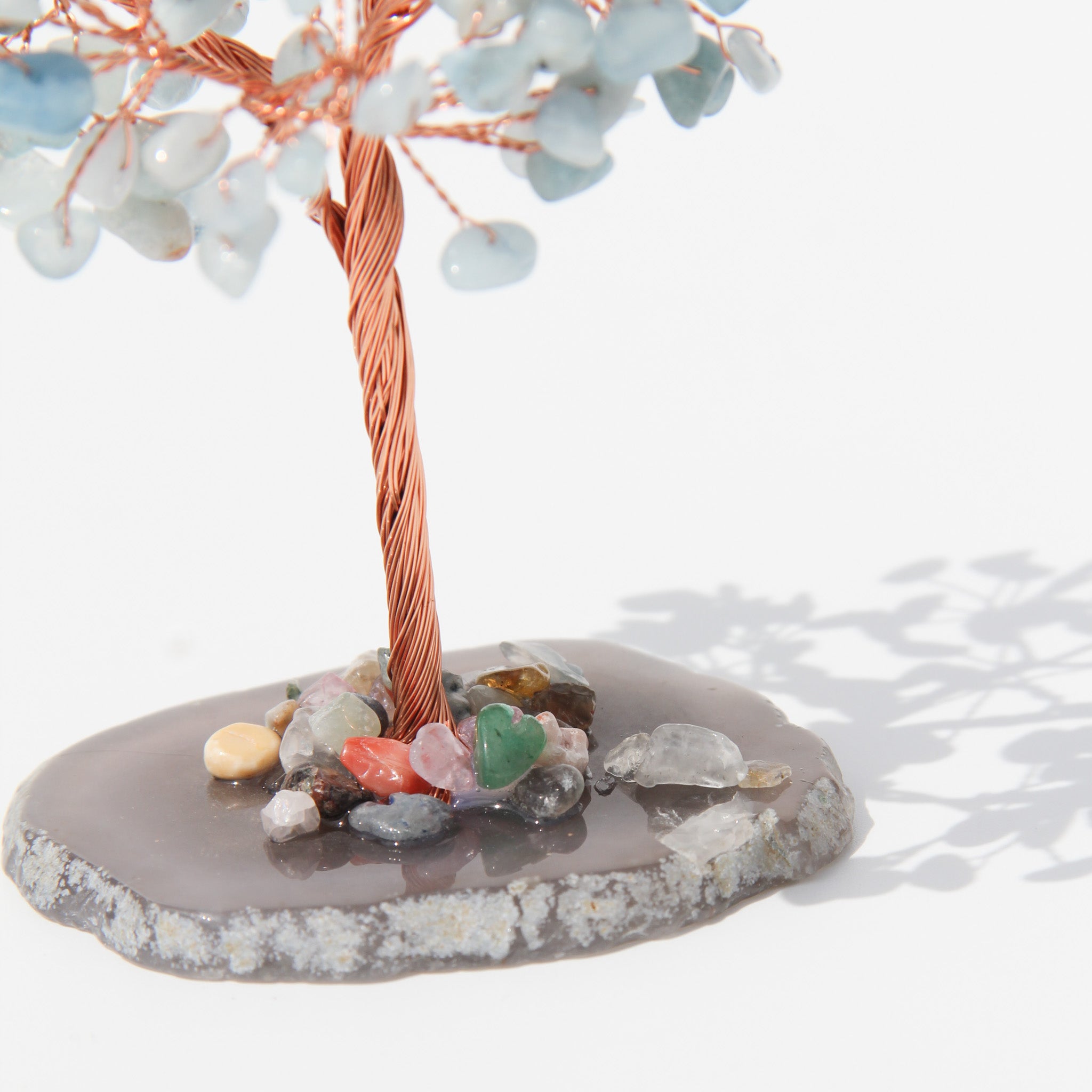 Aquamarine Healing Mini Crystal Tree
