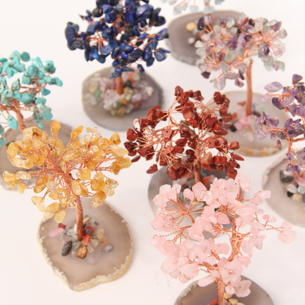 Aquamarine Healing Mini Crystal Tree