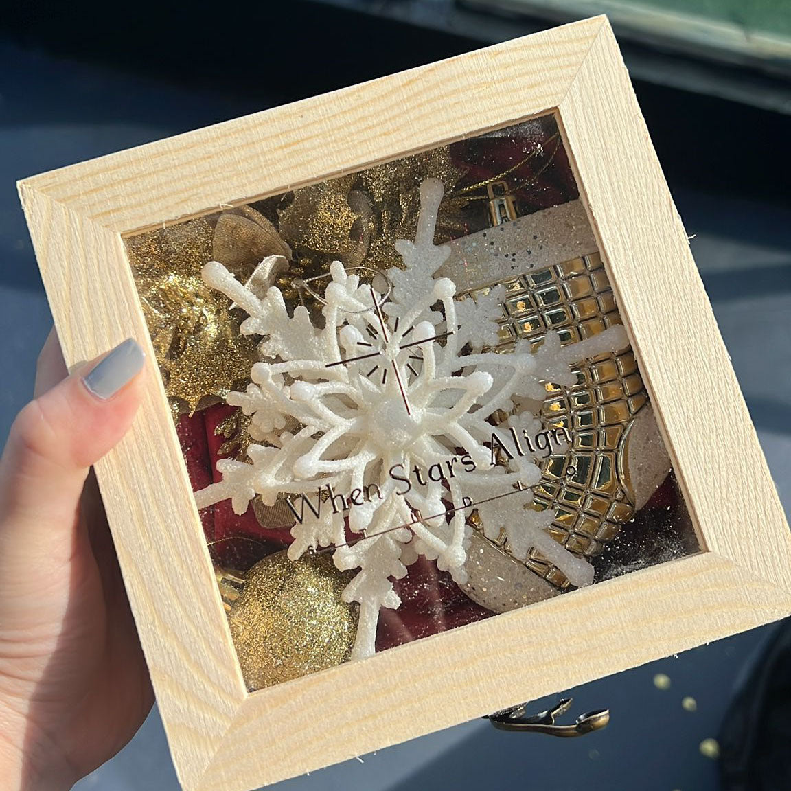 CRYSTAL Joy Blessings Christmas Ornament Gift Set