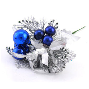 Open image in slideshow, CELESTE Premium Christmas Floral w/ berries (Blue)
