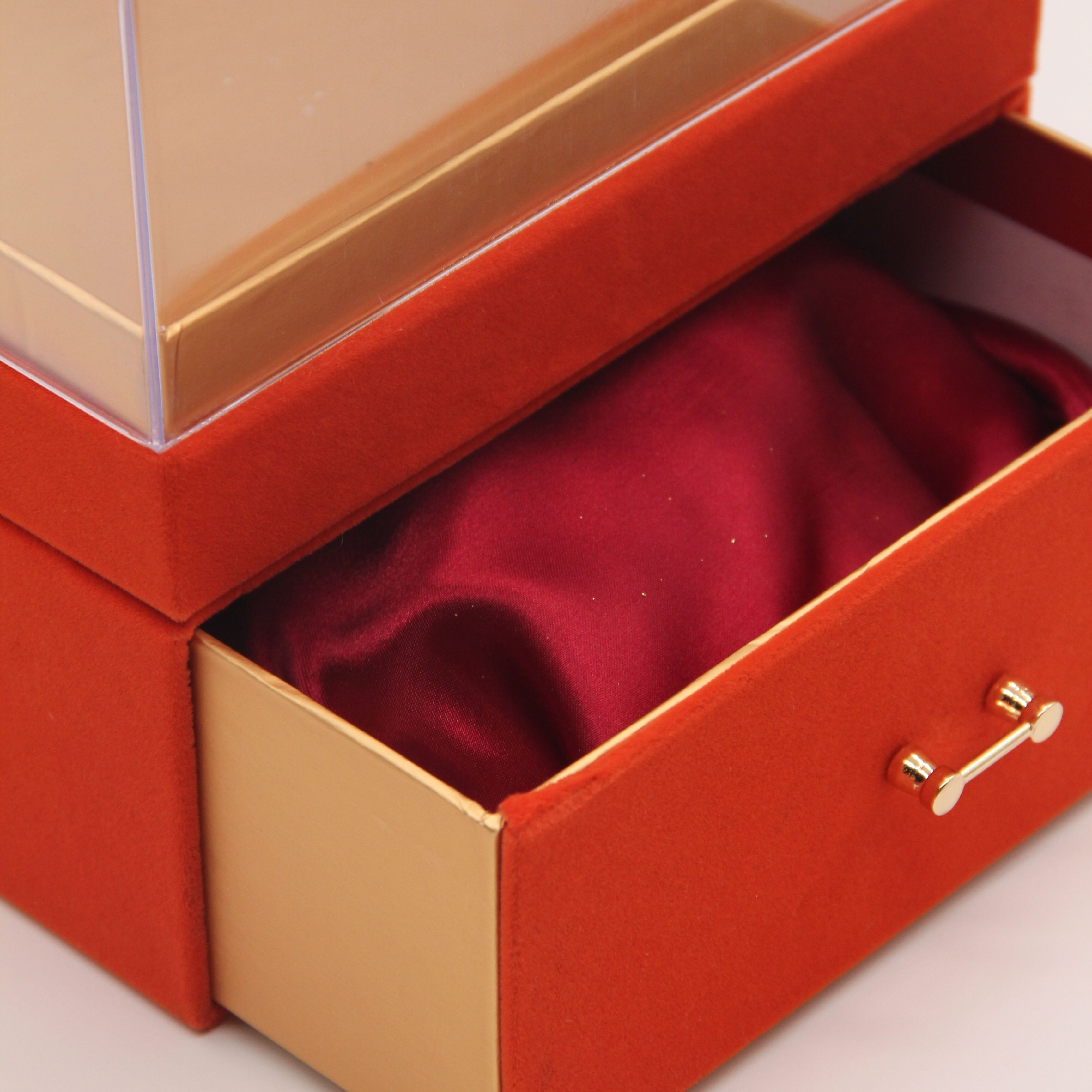 Cyrus Luxury Gift Box w/ Drawer (Hermes Orange)