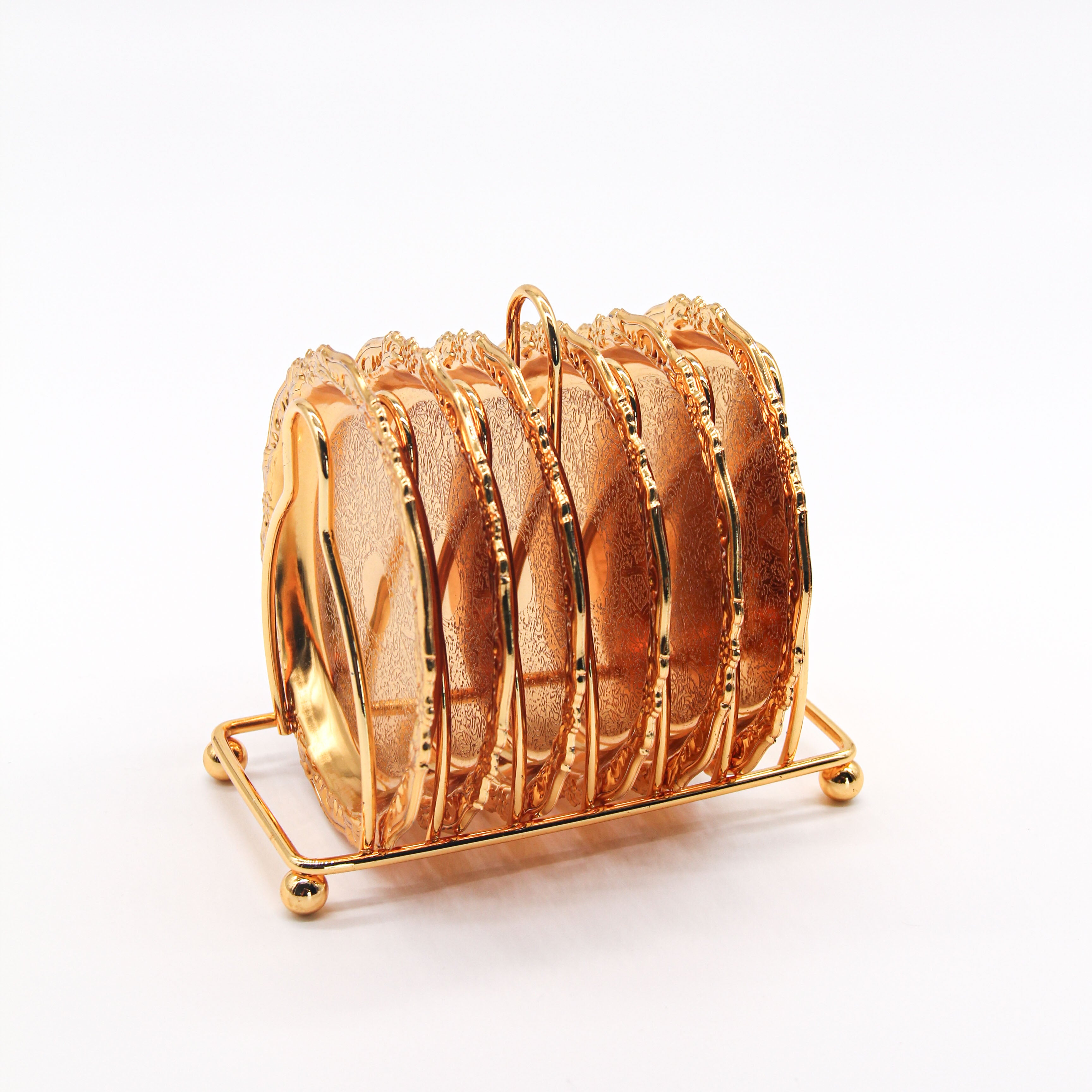 MERINGUE Set of Dessert Plates w/ Stand