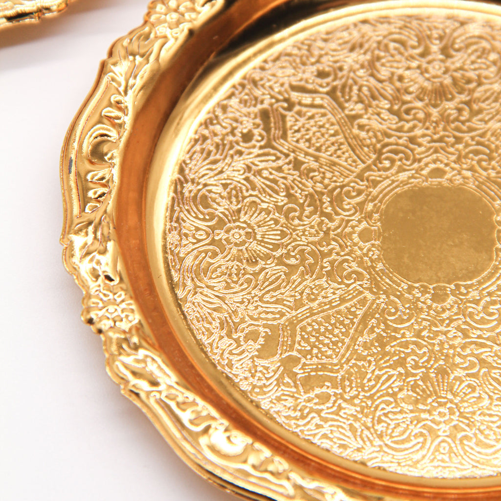 MERINGUE Set of Dessert Plates w/ Stand