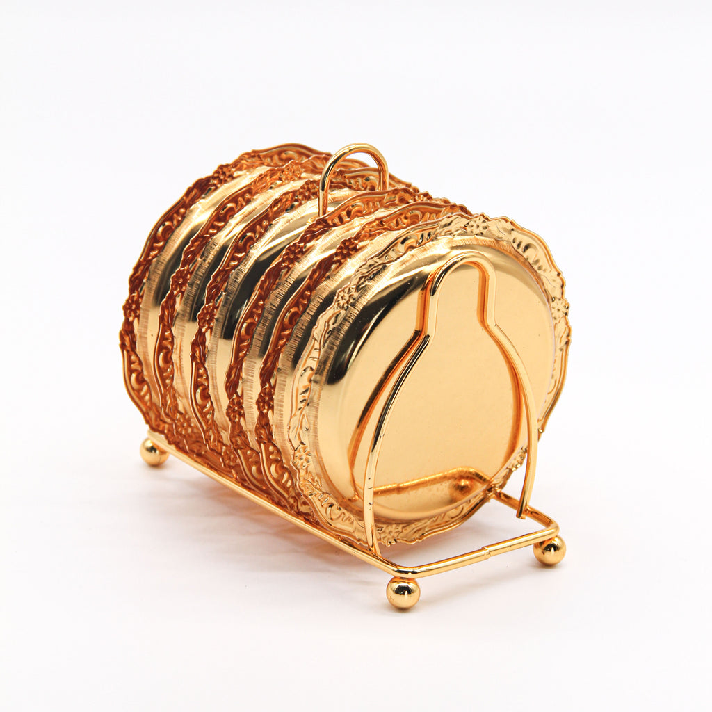 MERINGUE Set of Dessert Plates w/ Stand