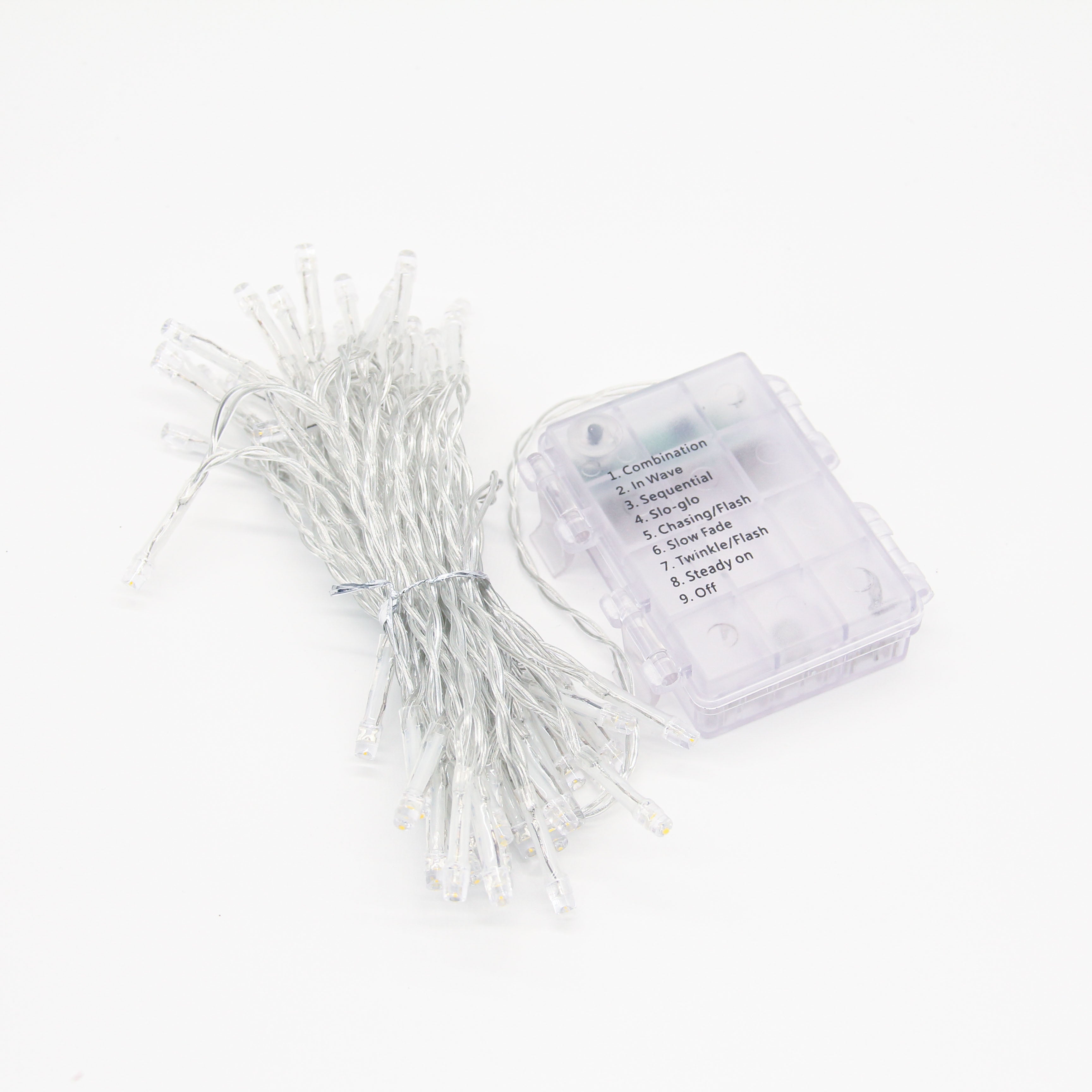 5m LED Fairy Lights w/ Remote Control (Batteries + Waterproof)