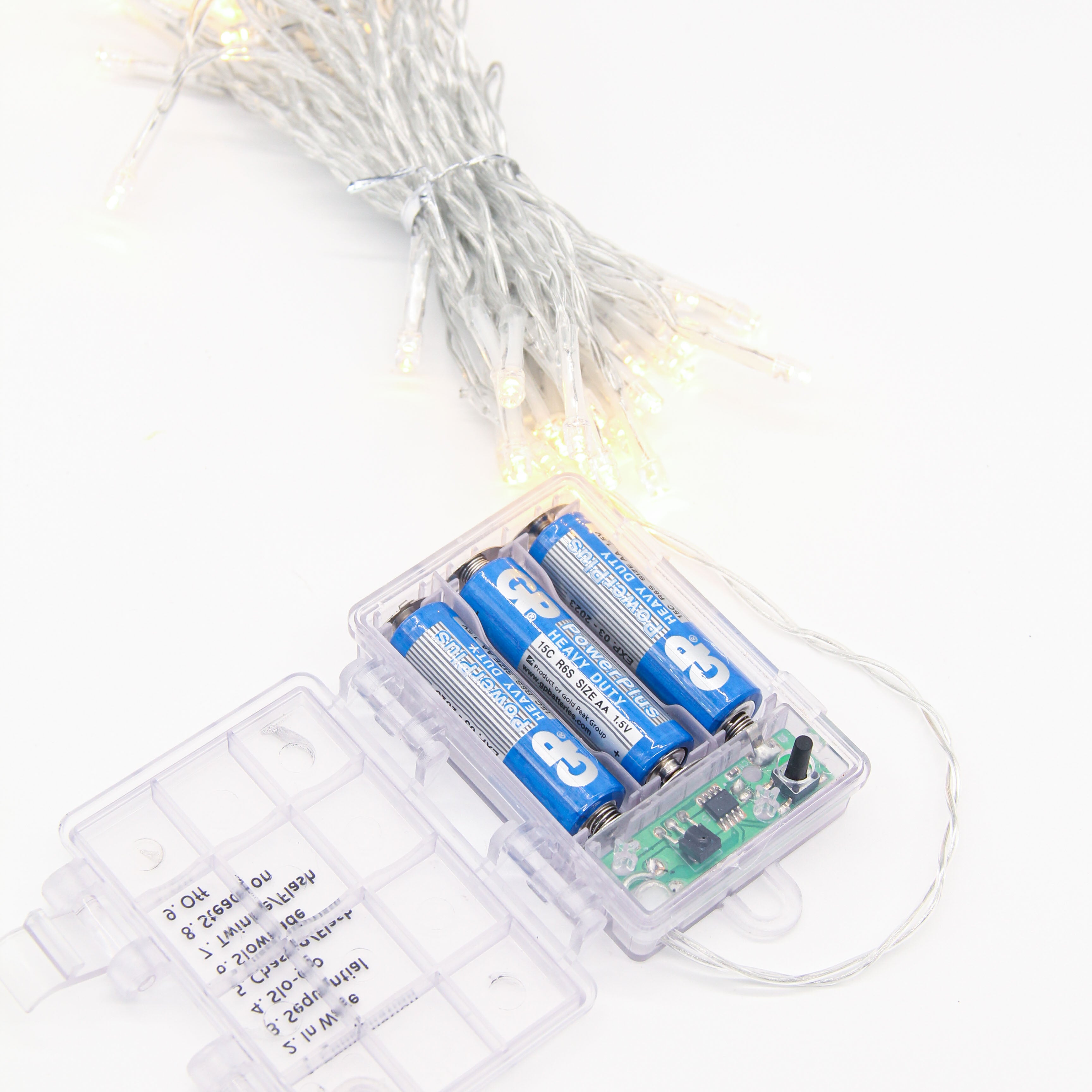 5m LED Fairy Lights w/ Remote Control (Batteries + Waterproof)