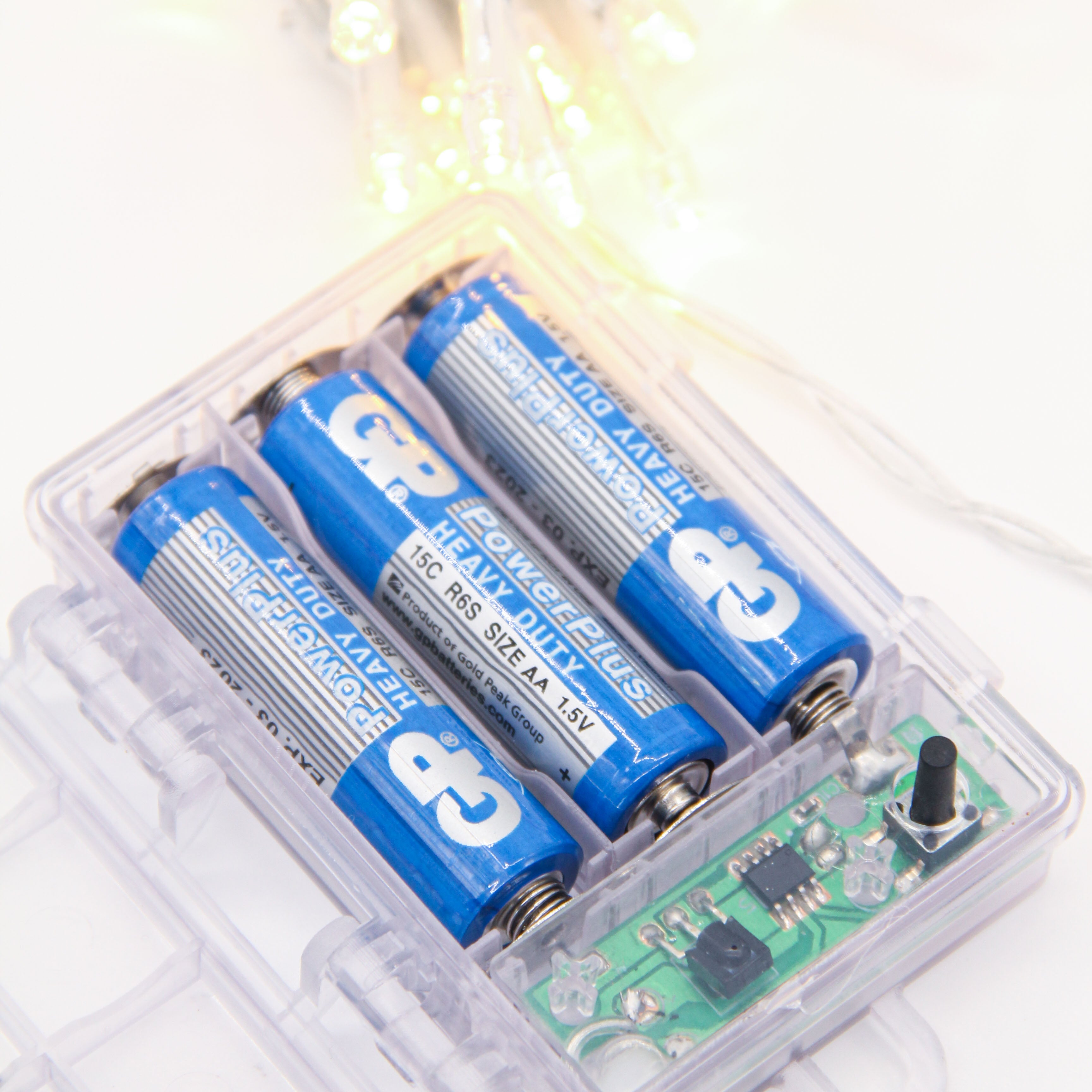 5m LED Fairy Lights w/ Remote Control (Batteries + Waterproof)