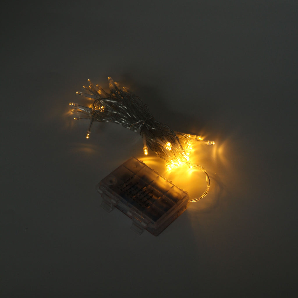 5m LED Fairy Lights w/ Remote Control (Batteries + Waterproof)