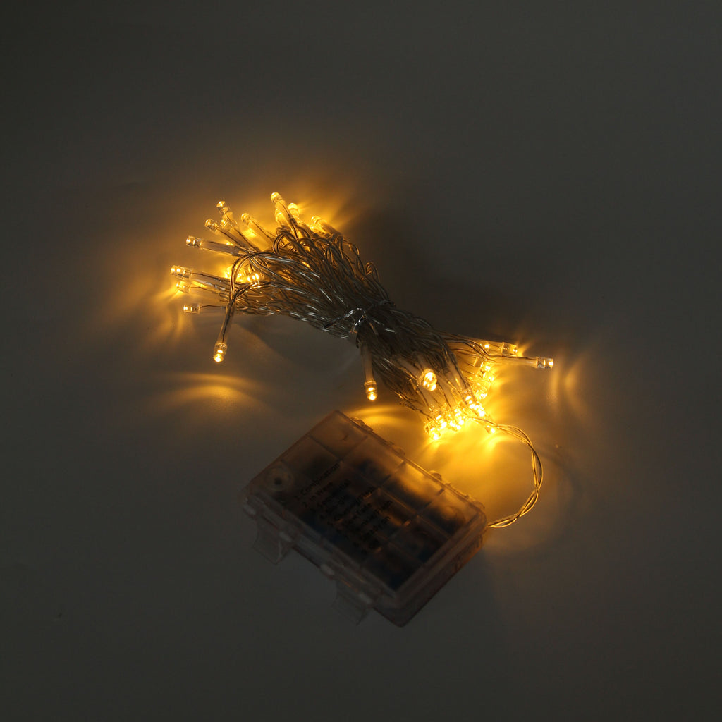 5m LED Fairy Lights w/ Remote Control (Batteries + Waterproof)