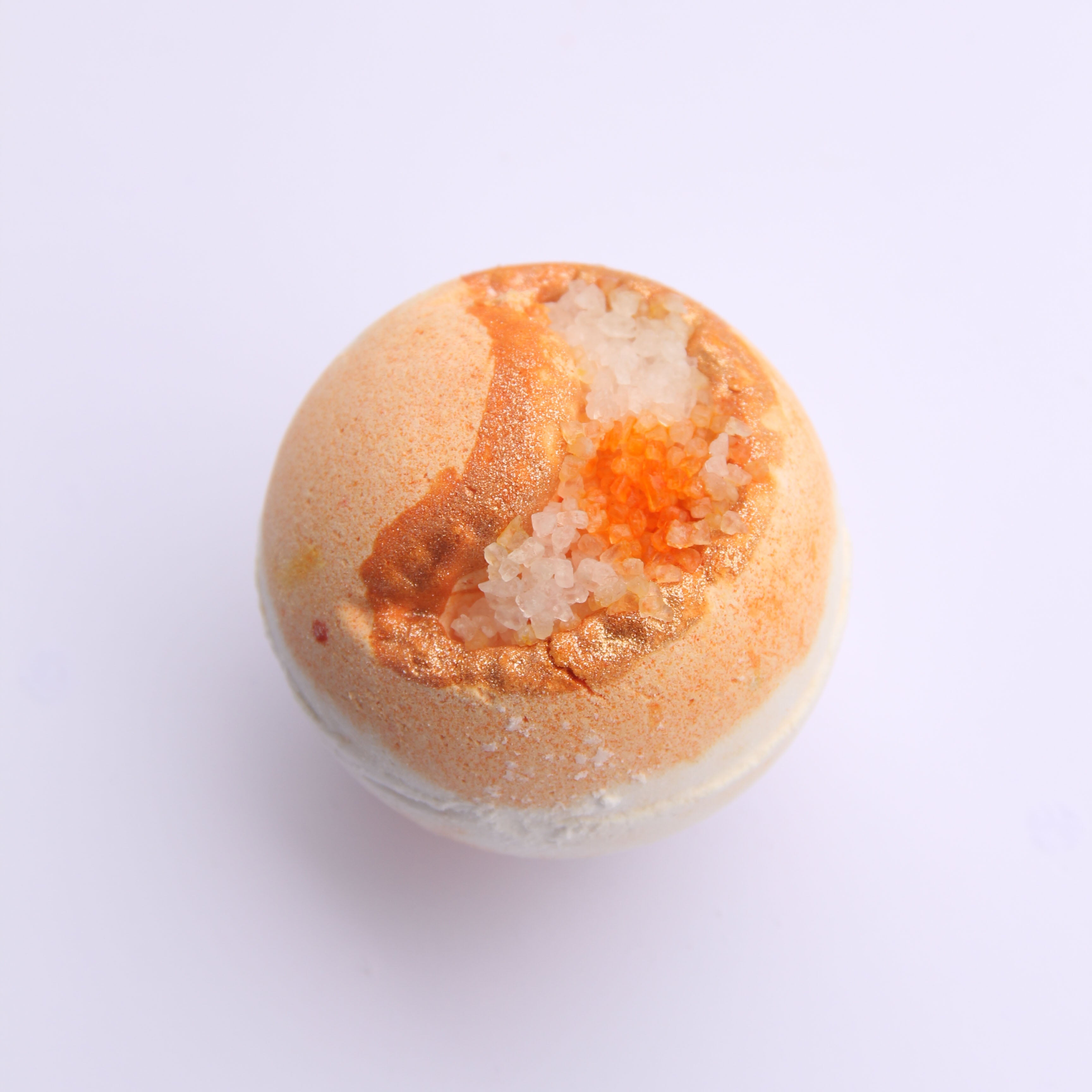 Rosemary GEODE Crystal Essential Oil & Mineral salts Bath bomb