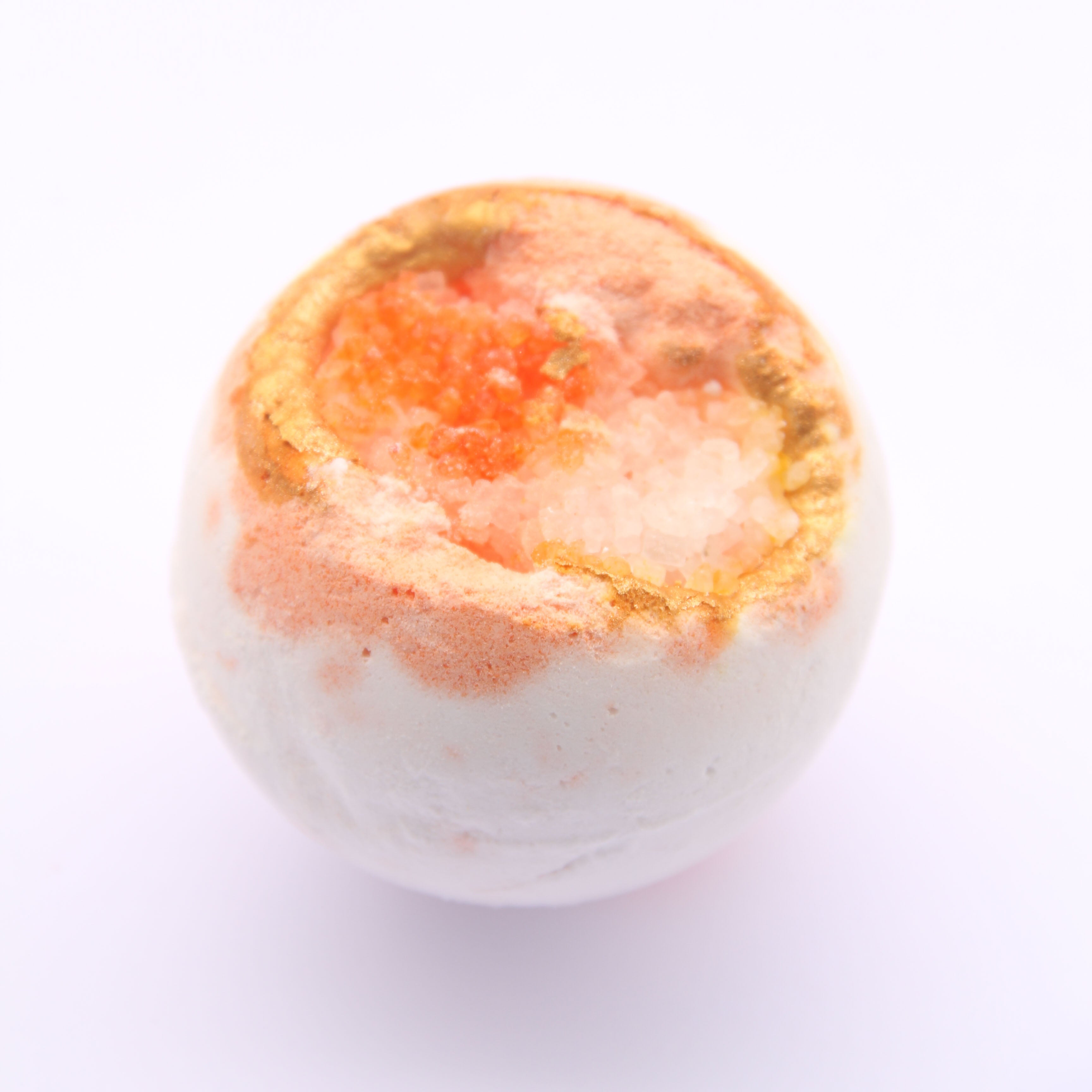 Osmanthus GEODE Crystal Essential Oil & Mineral salts Bath bomb