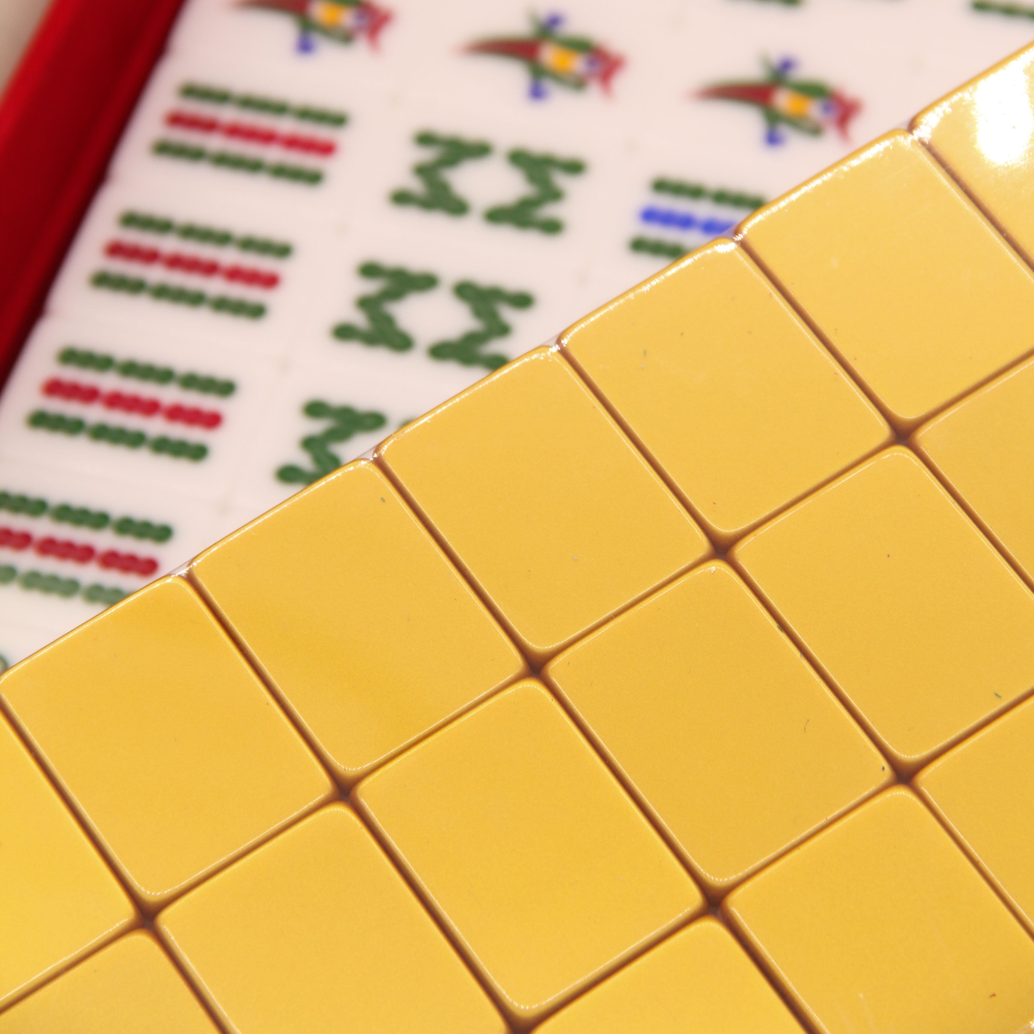 WSA Luxurious Singapore Mahjong Set (Metallic Gold)