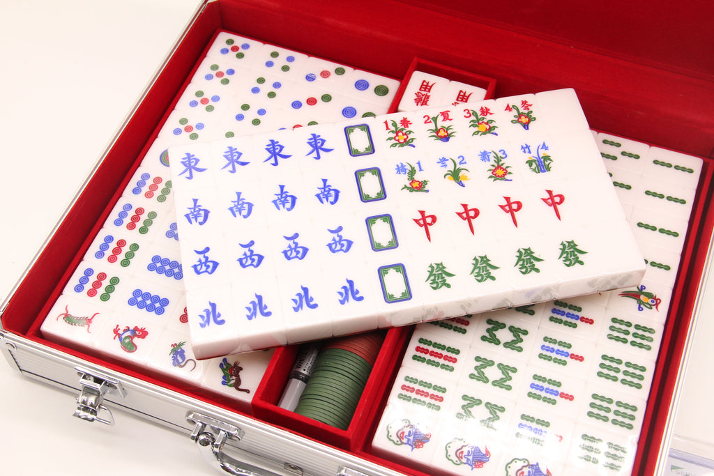 WSA Luxurious Singapore Mahjong Set (Metallic Gold)