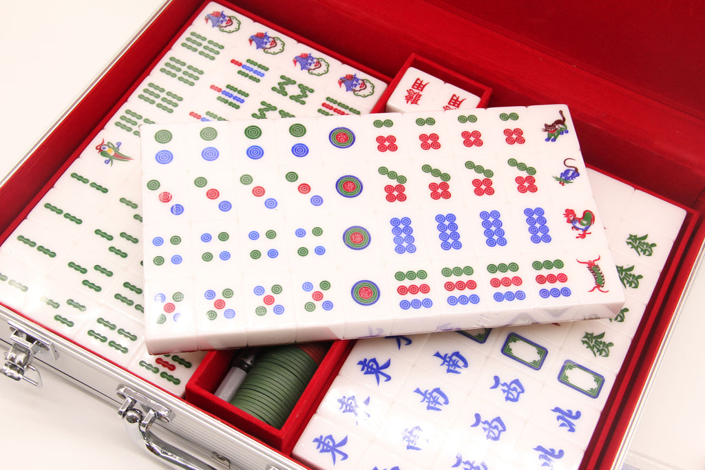 WSA Luxurious Singapore Mahjong Set (Metallic Gold)