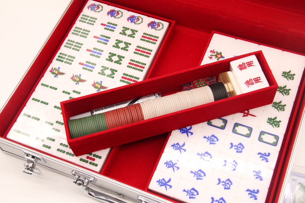 WSA Luxurious Singapore Mahjong Set (Metallic Gold)