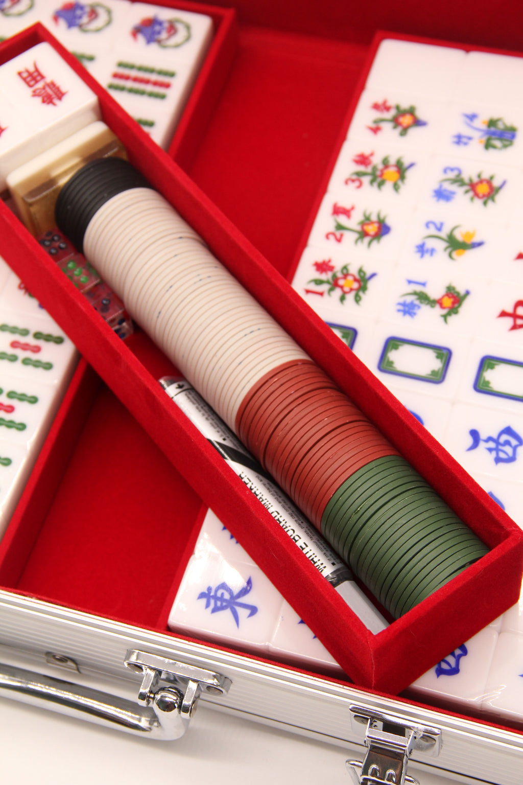 WSA Luxurious Singapore Mahjong Set (Metallic Gold)