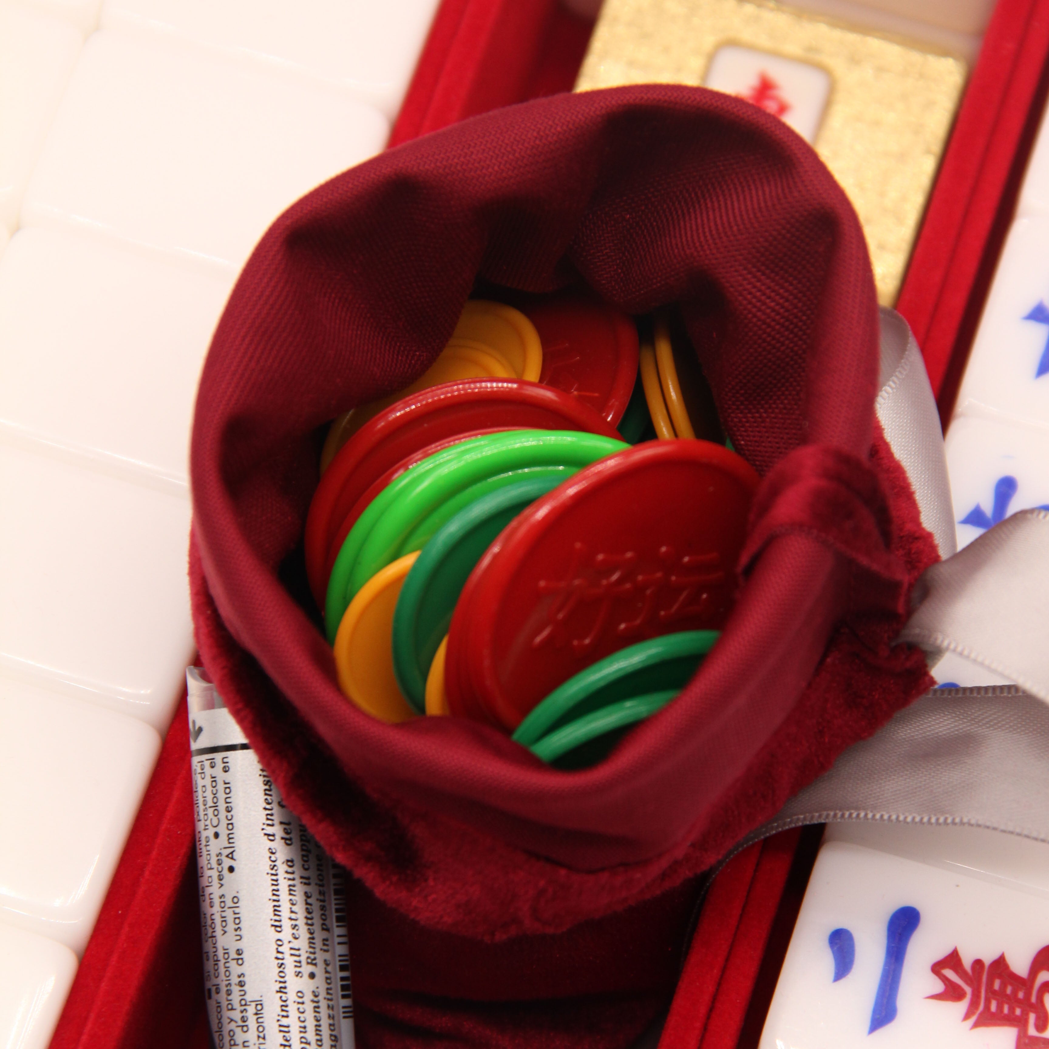 WSA Basic Singapore Mahjong Set (White)