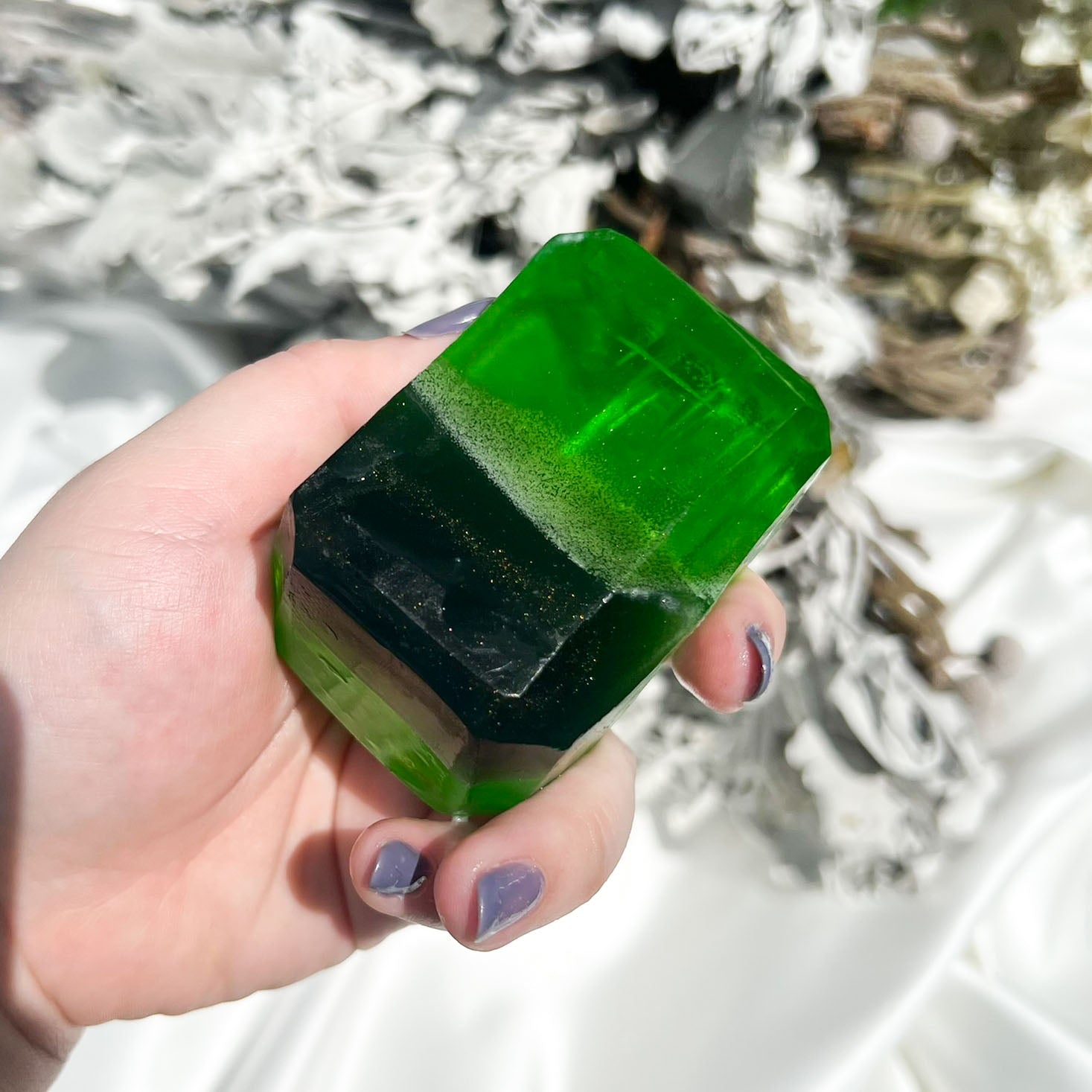 Emerald Birthstone Handmade Soap (May)