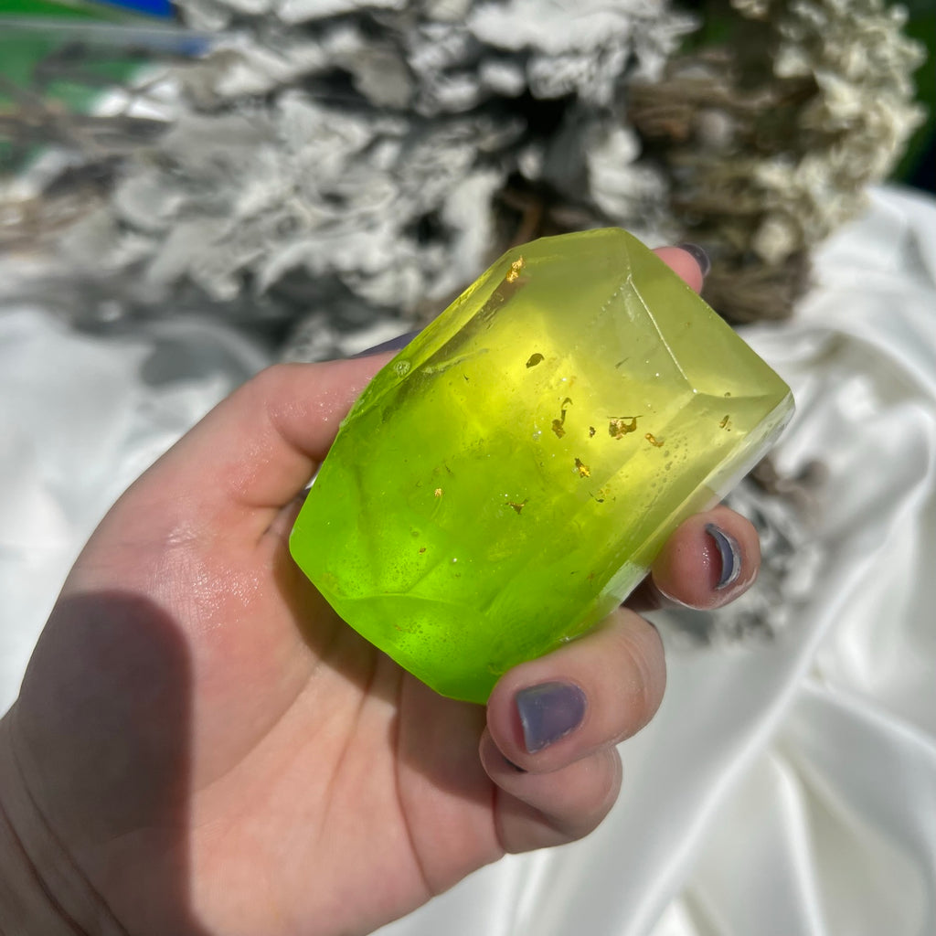 Peridot Birthstone Handmade Soap (August)