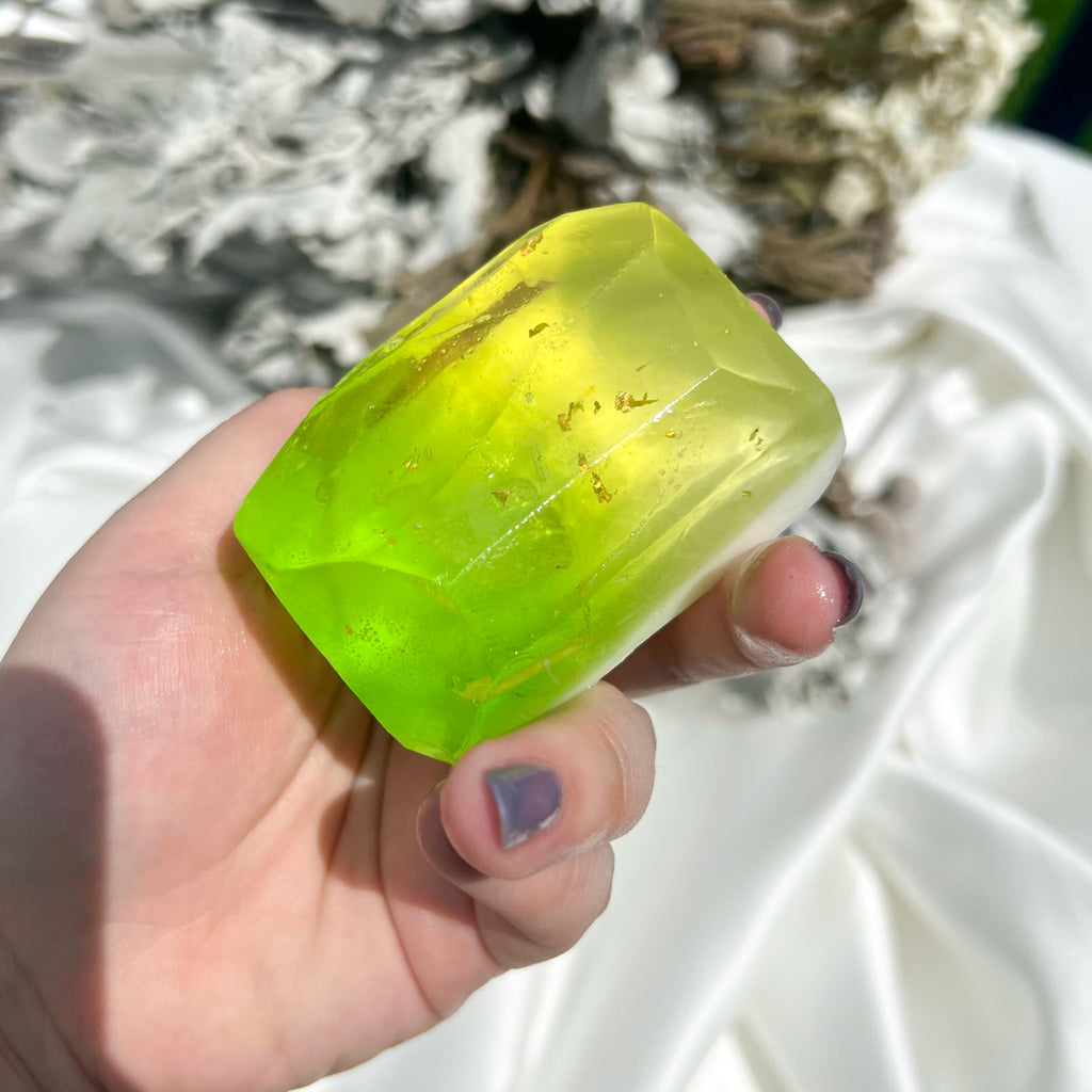Peridot Birthstone Handmade Soap (August)
