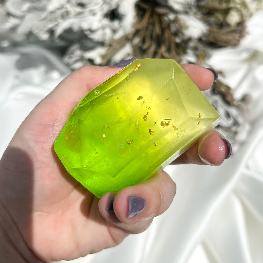 Peridot Birthstone Handmade Soap (August)