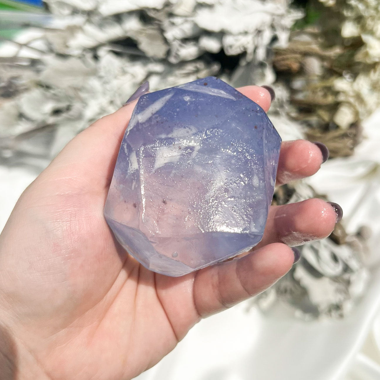 Blue Zircon Birthstone Handmade Soap (December)