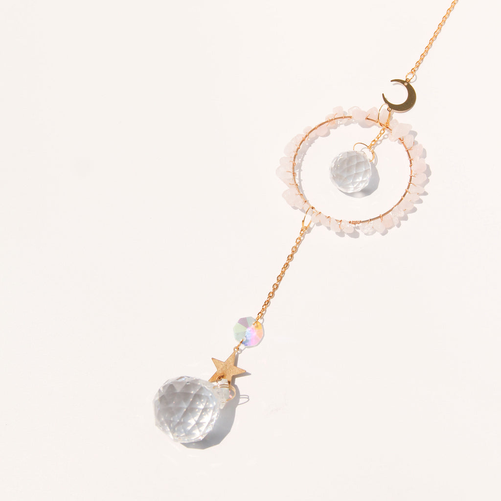 Rose Quartz ORION Suncatcher