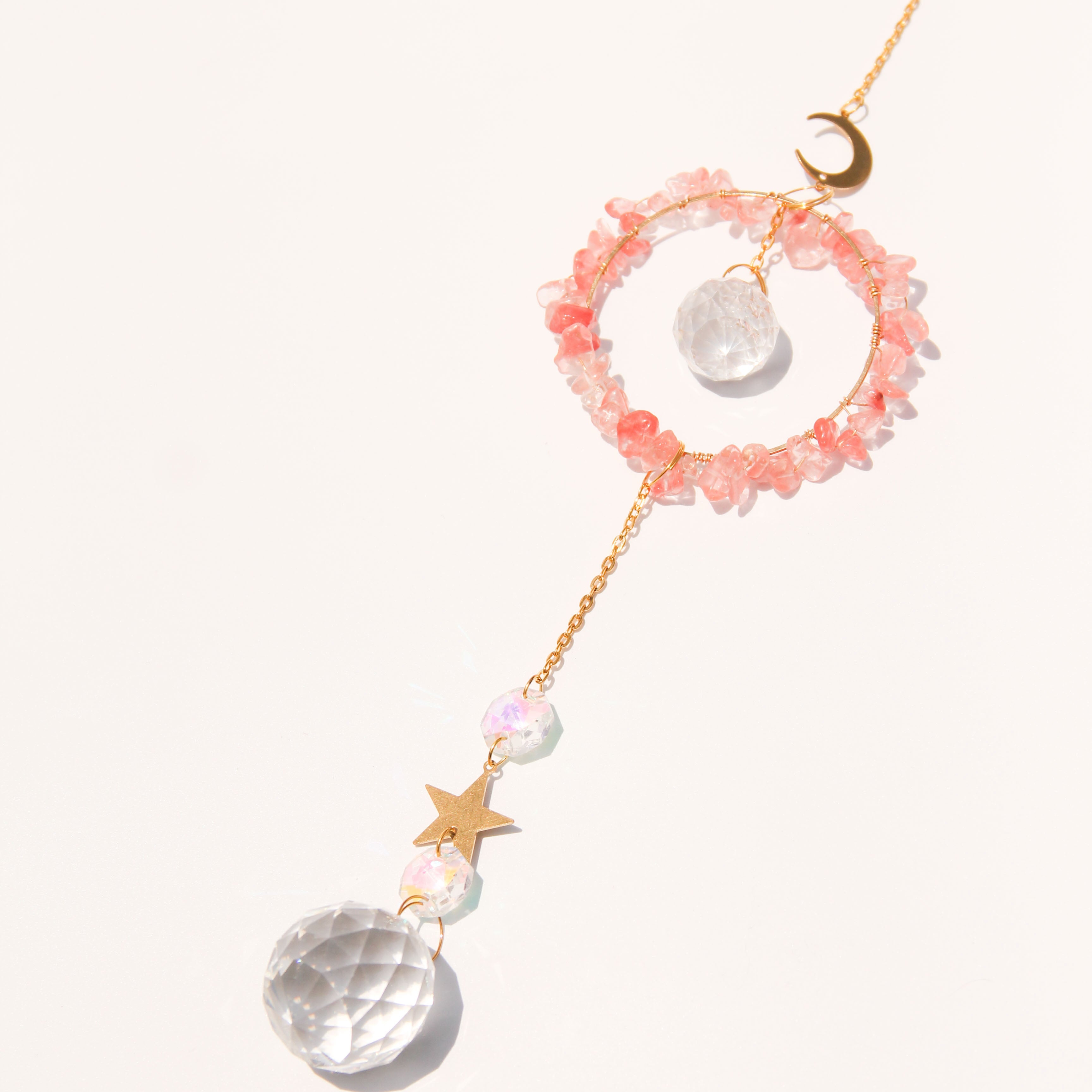 Red Quartz ORION Suncatcher