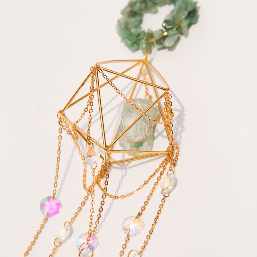 Green Aventurine DIANA Suncatcher