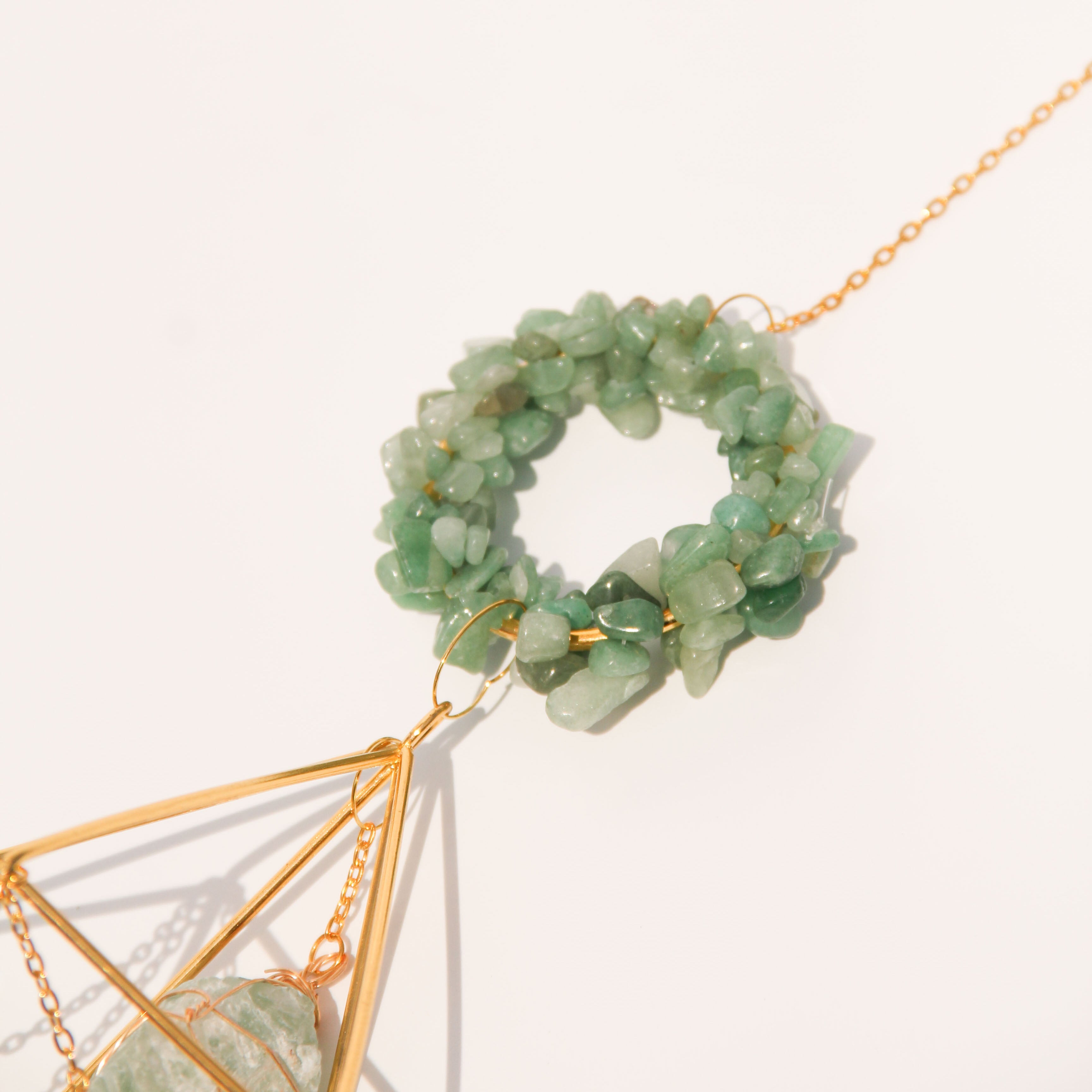 Green Aventurine DIANA Suncatcher