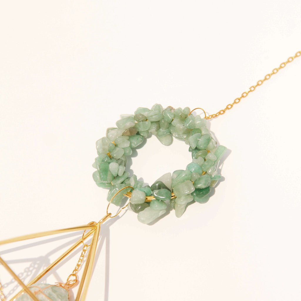 Green Aventurine DIANA Suncatcher