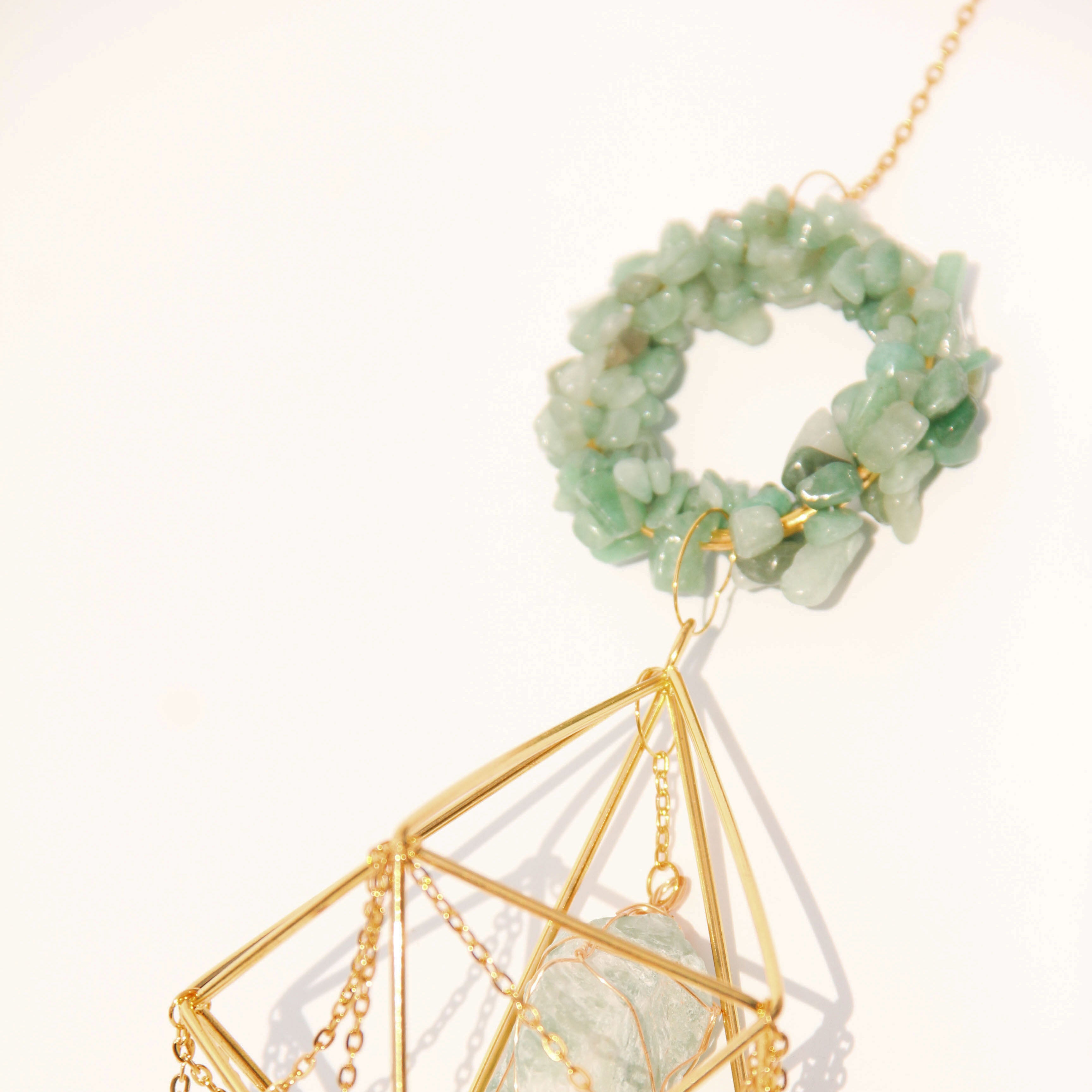 Green Aventurine DIANA Suncatcher