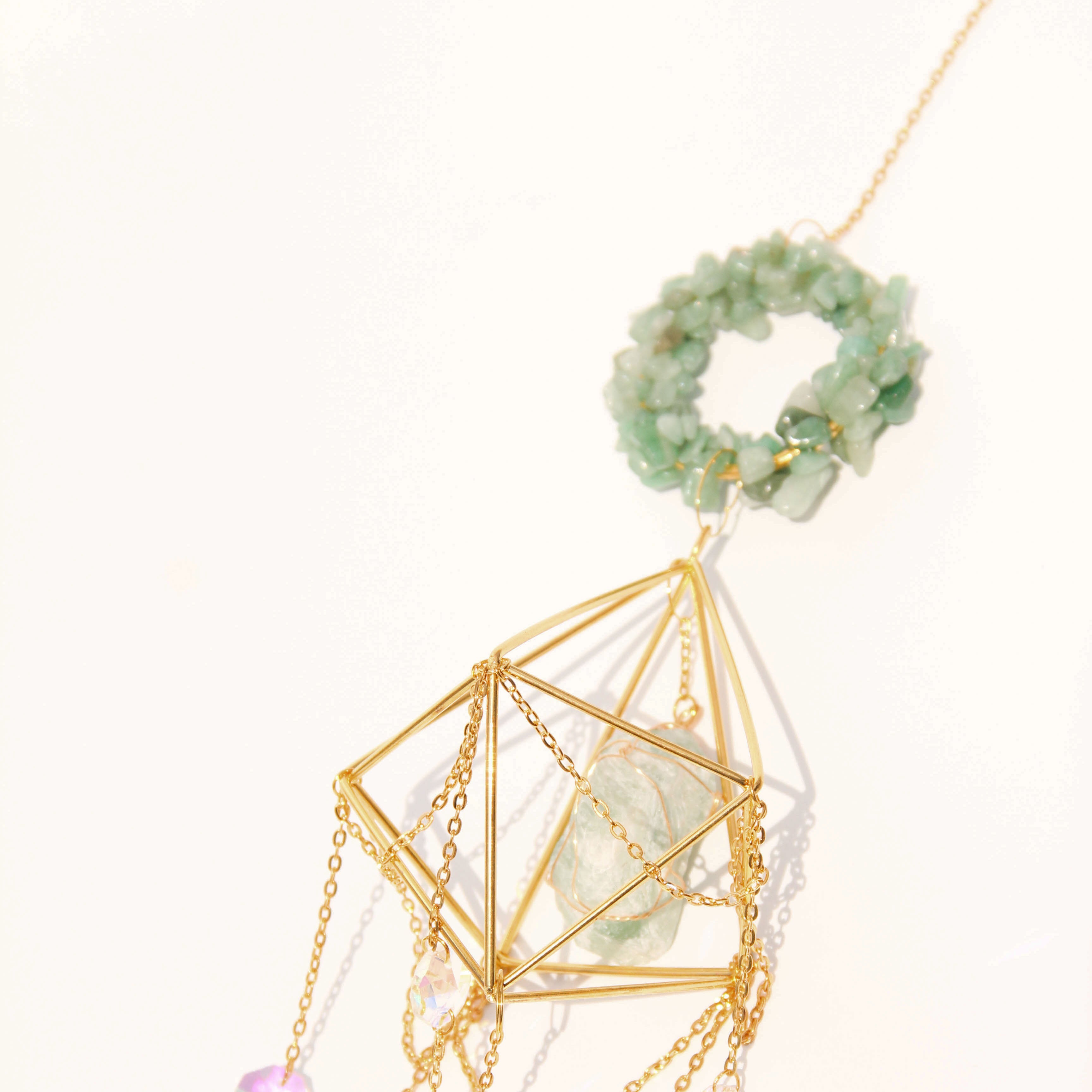 Green Aventurine DIANA Suncatcher