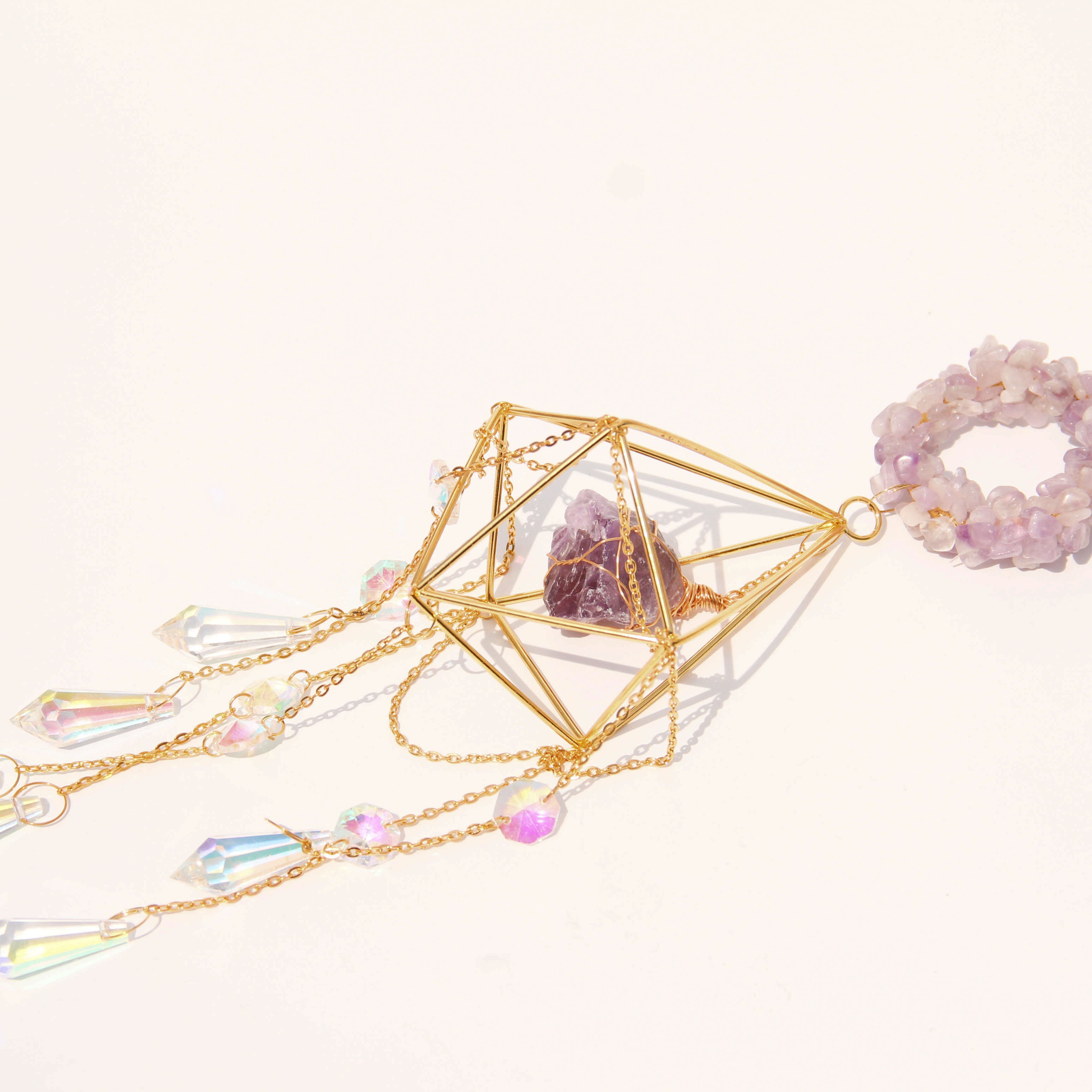 Amethyst DIANA Suncatcher