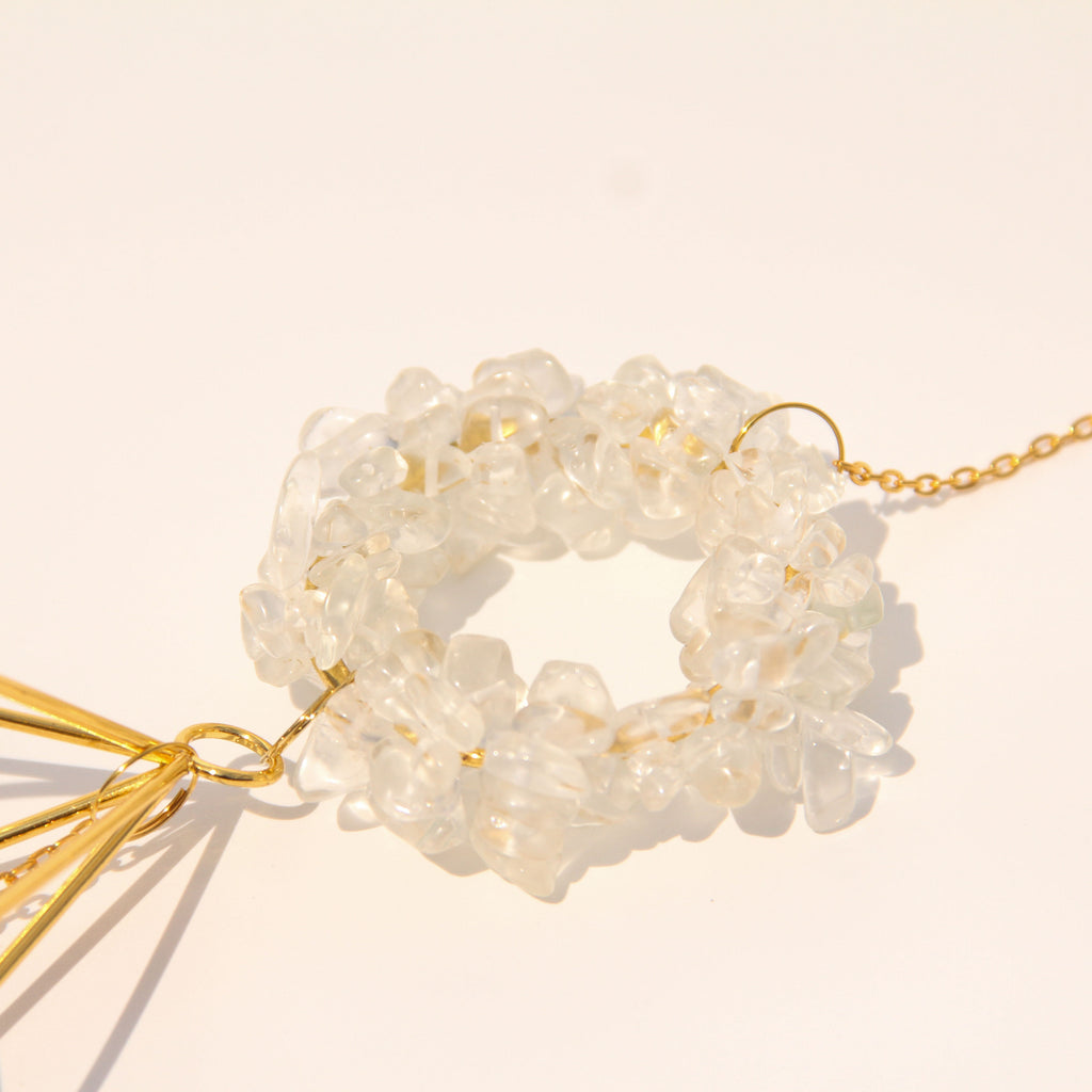 Clear Quartz DIANA Suncatcher