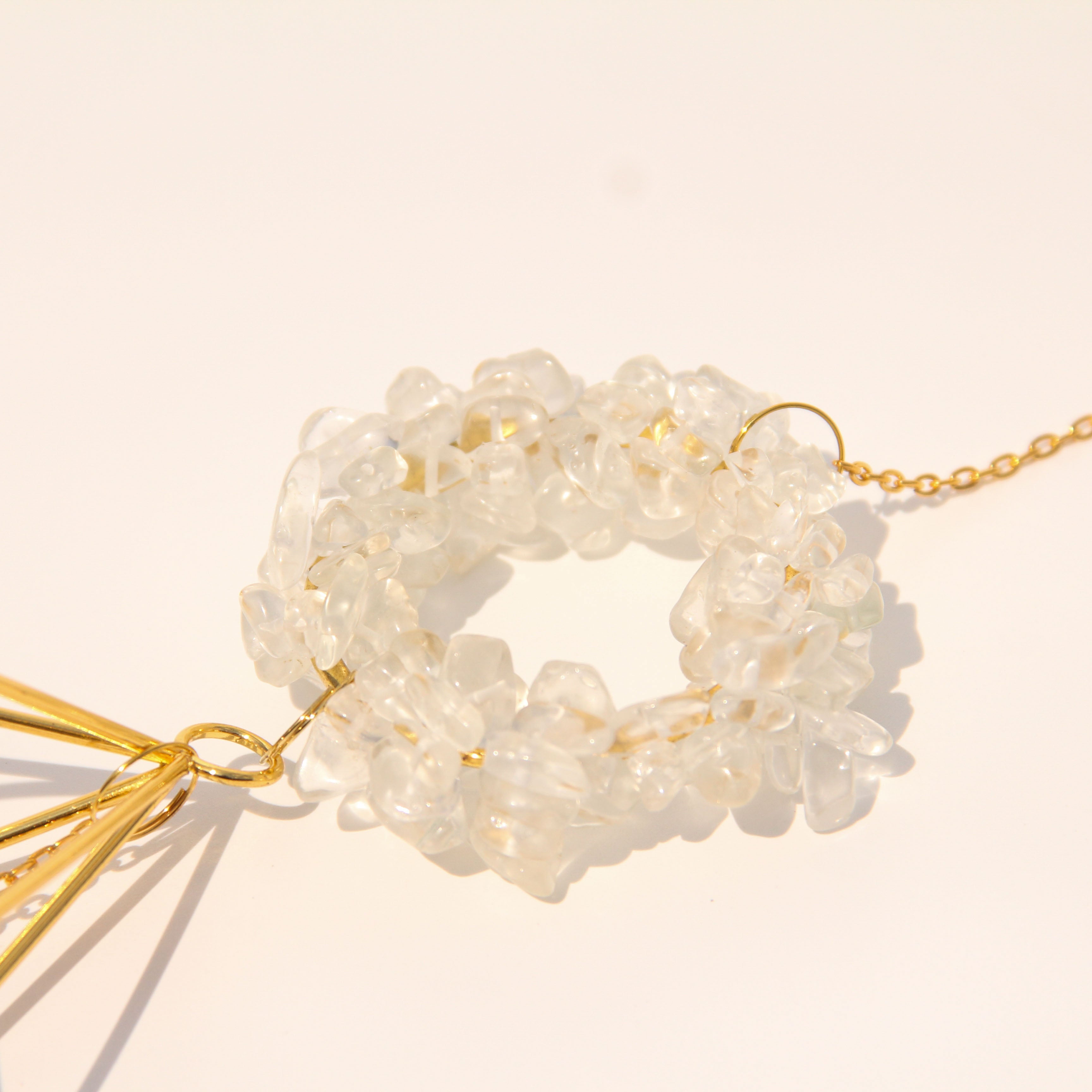 Clear Quartz DIANA Suncatcher